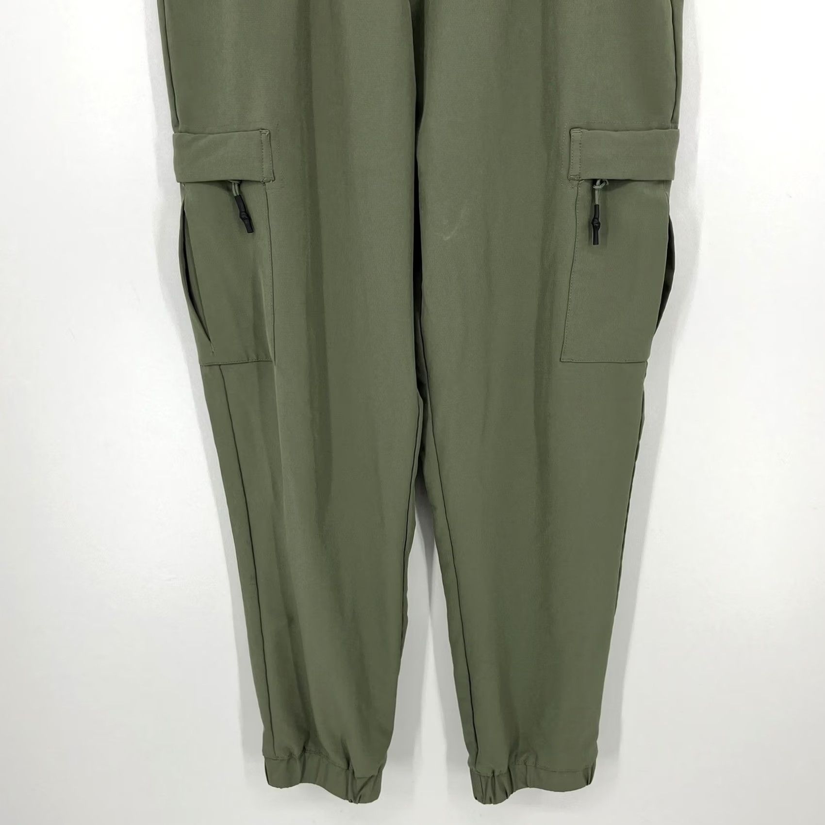 Olive Mondetta Womens Jogger Pants Green Size S Cargo Elastic Waist Active Size 28" / US 6 / IT 42 - 3 Thumbnail