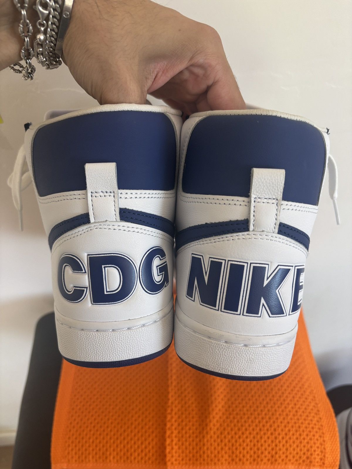 Comme des Garcons × Nike Nike Terminator High SP Comme Des Garcons Navy Size US 9 / EU 42 - 7 Thumbnail