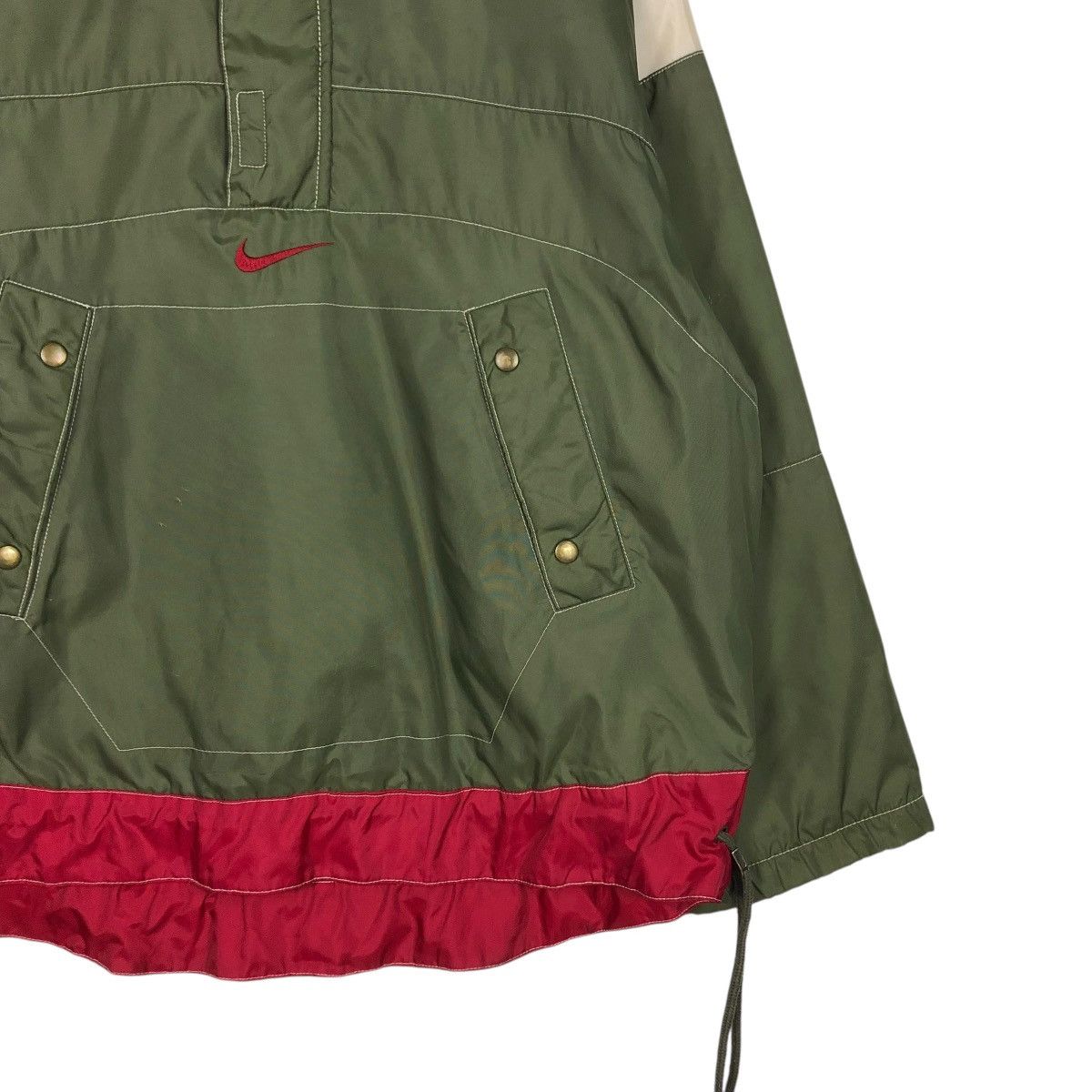 Nike 🔥VINTAGE HALF ZIPPER ANORAK JACKET NIKE BIG SWOOSH Size US M / EU 48-50 / 2 - 7 Thumbnail