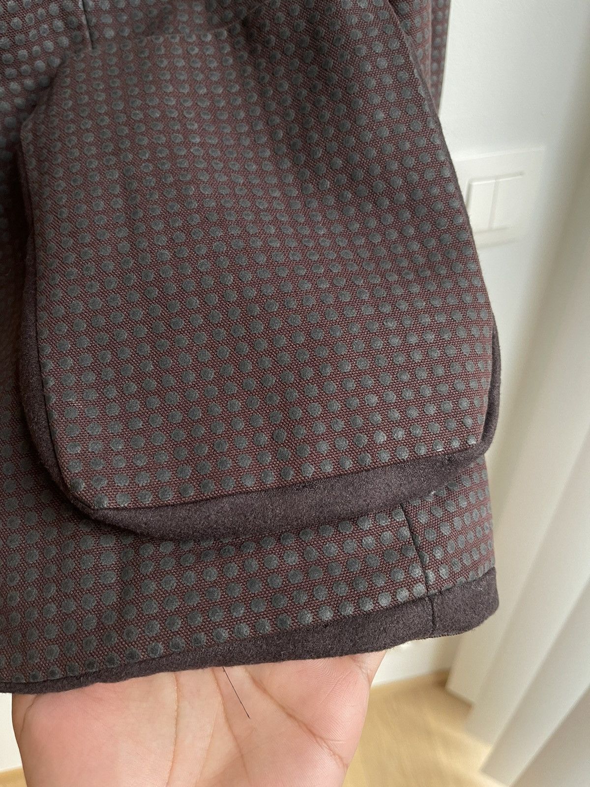 Walter Van Beirendonck Walter Van Beirendonck Fall 2008 Brown 3D Blazer With Dots Size US S / EU 44-46 / 1 - 9 Thumbnail