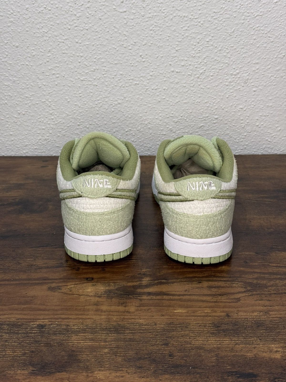 Nike Nike Dunk Low SE Fleece Pack Honeydew size 8 Size US 8 / IT 38 - 3 Thumbnail