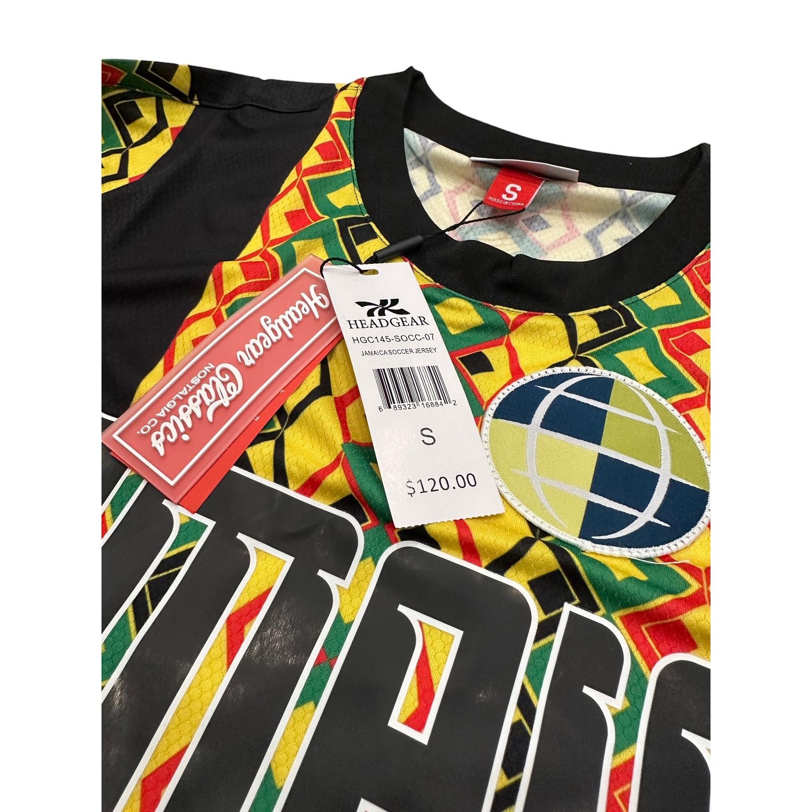 Other Jamaica International Team Mens 1990 World Cup Soccer Jersey Size US M / EU 48-50 / 2 - 7 Thumbnail