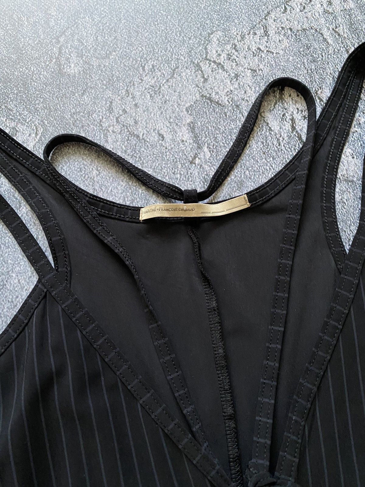 Marithe + Francois Girbaud M+FG Asymmetrical Striped Long Tank Dress Size M / US 6-8 / IT 42-44 - 8 Thumbnail