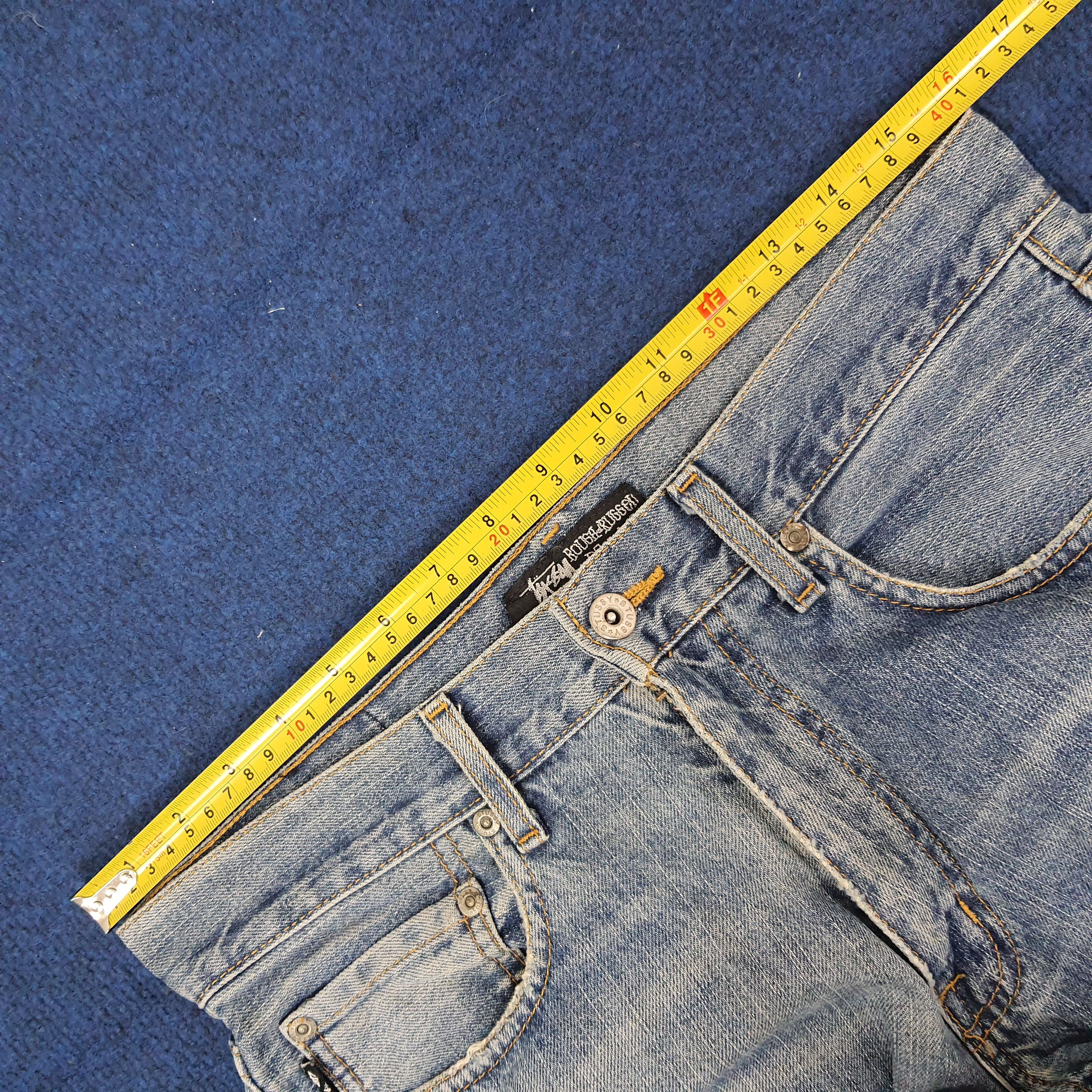 Stussy Vintage Stussy Rough n Rugged Denim Custom Logo Jeans C228N9 Size US 31 - 13 Thumbnail
