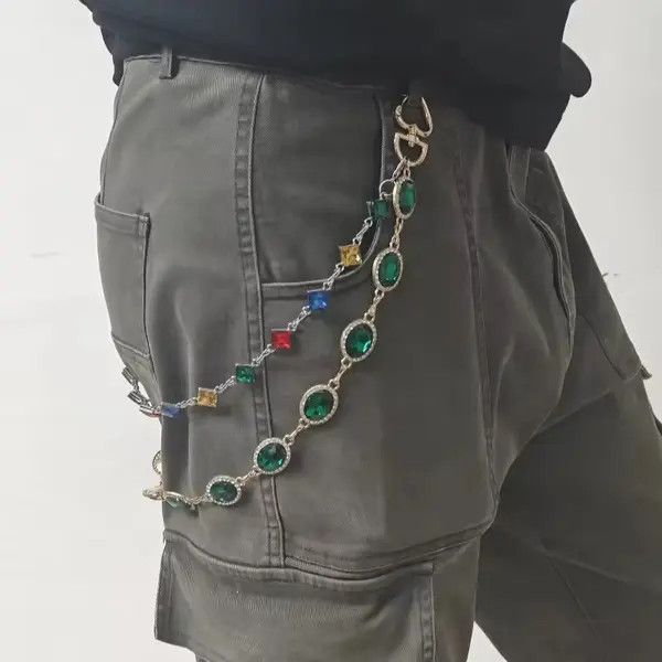 Jewelry Ayukawa x Mieko retro agate colourful pants chain Size ONE SIZE - 1 Thumbnail