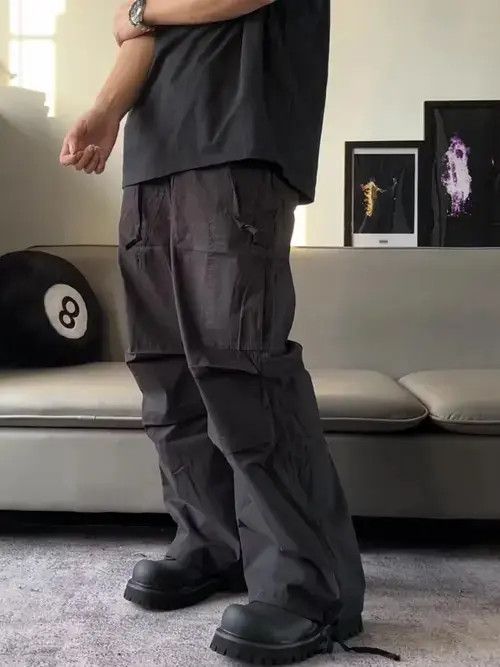 Designer × Japanese Brand × Vintage faded military baggy cargo pants Size US 32 / EU 48 - 4 Thumbnail