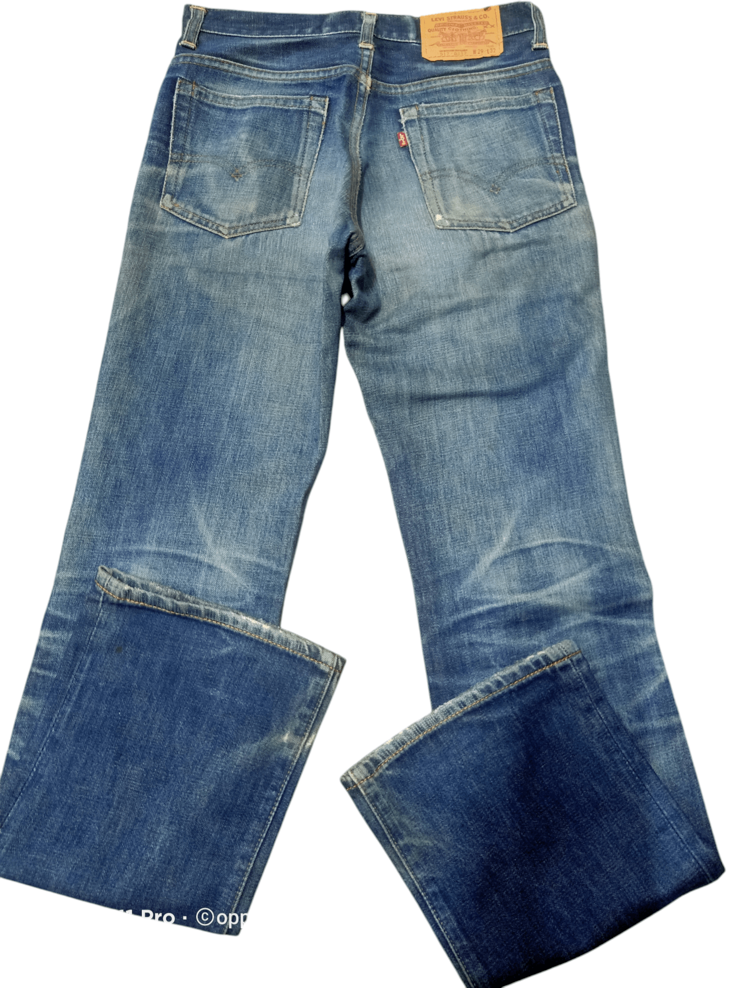 If Six Was Nine Levis Vtg LVC 517 Big E Non Selvedge Distressdenim Size US 28 / EU 44 - 23 Thumbnail