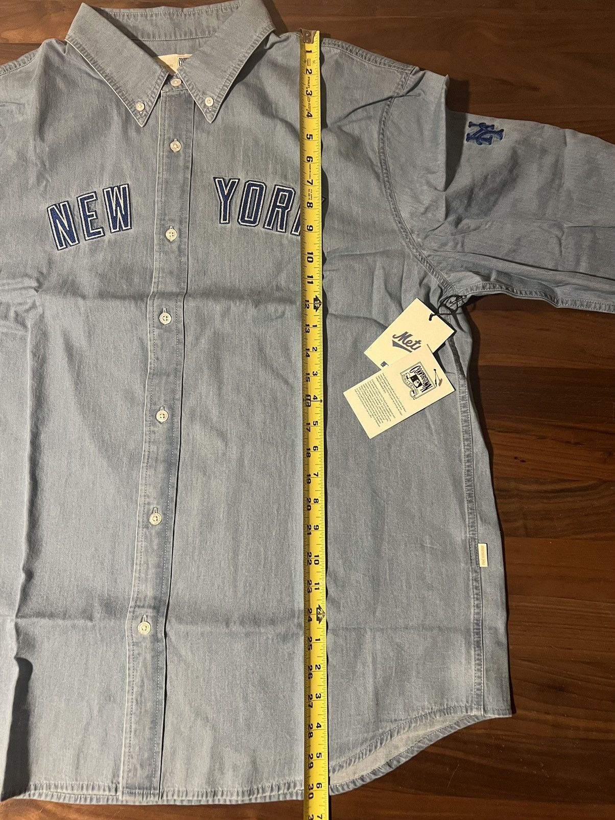 Aime Leon Dore Aime Leon Dore ALD / New York Mets Chambray Shirt Size US XL / EU 56 / 4 - 8 Thumbnail