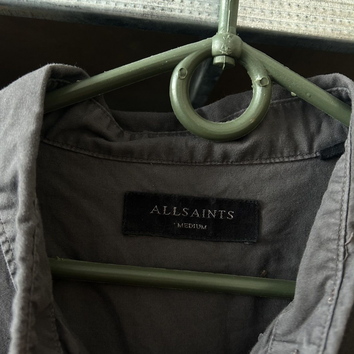 Allsaints Designer Allsaints Small Logo Basic Button Up shirt size M Size US M / EU 48-50 / 2 - 4 Thumbnail