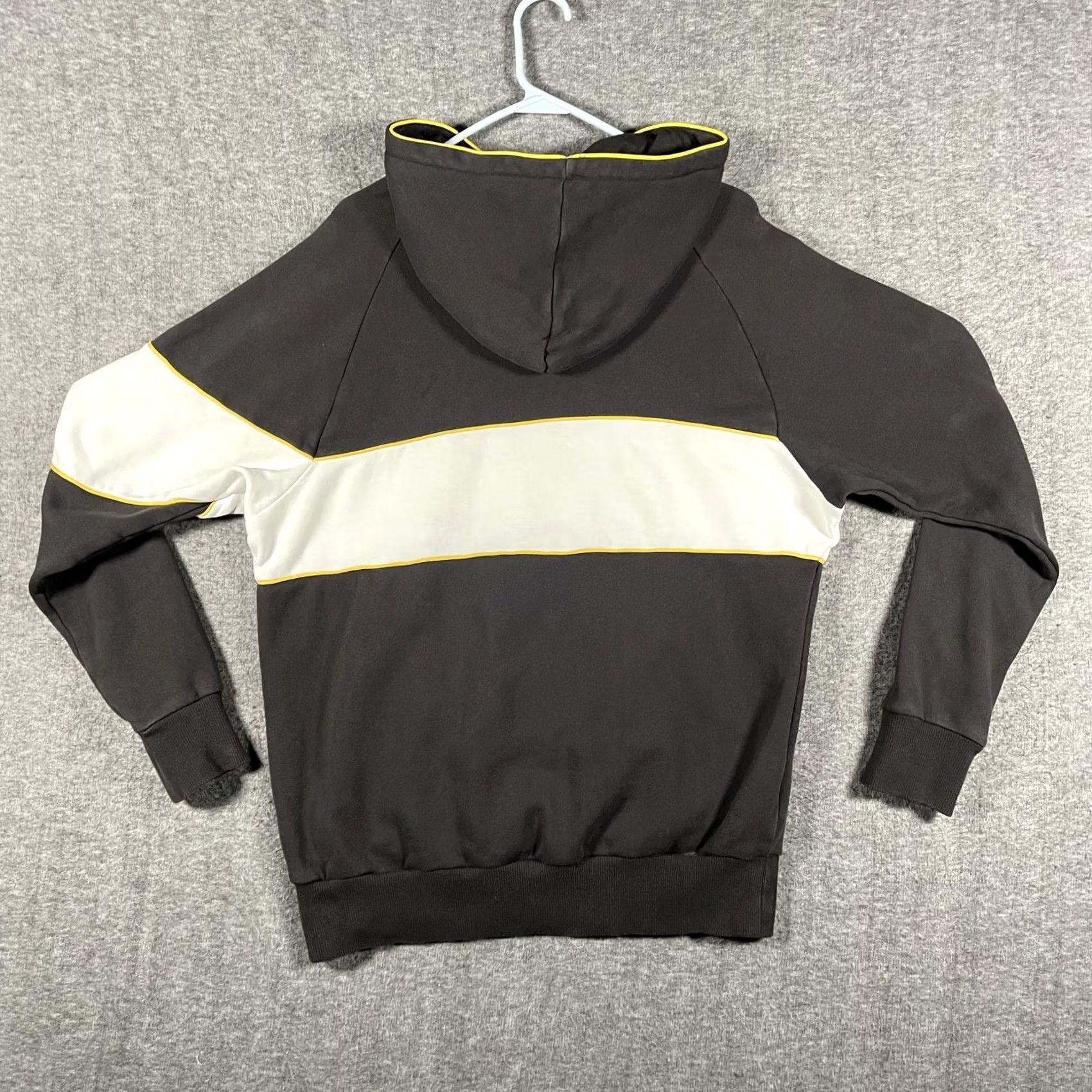 Adidas Adidas Originals Hoodie Mens Large Black Trefoil Logo Pullover Fleece Stripe Size US L / EU 52-54 / 3 - 4 Thumbnail