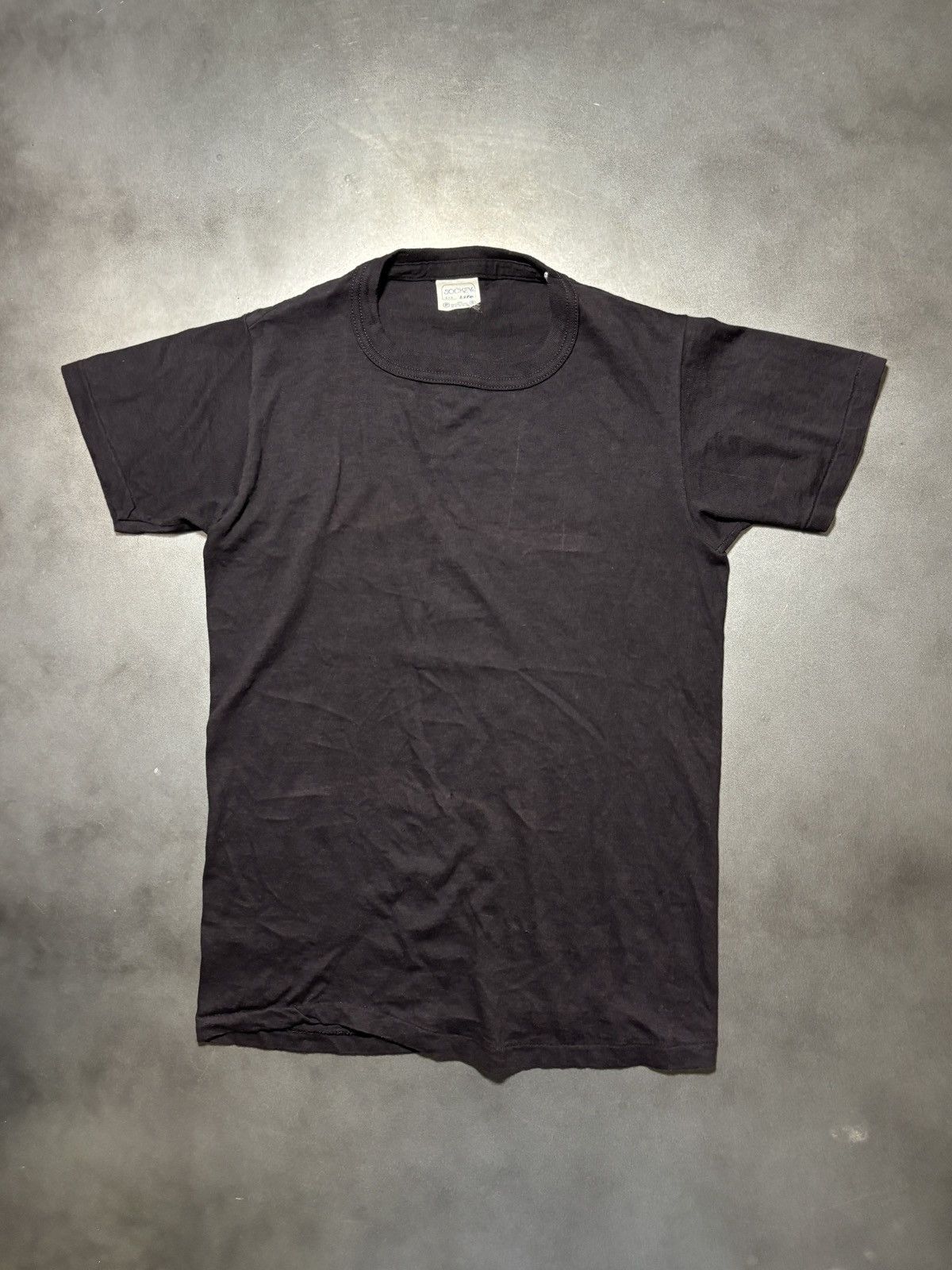 Jockey 1970s Blank Tee 70s Vintage Jockey Single Stitch USA 80s S Size US S / EU 44-46 / 1 - 2 Thumbnail