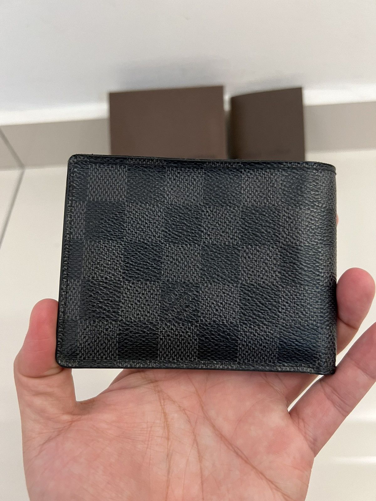 Louis Vuitton LV Louis Vuitton Multiple Wallet Damier Ebene (N60895) Size ONE SIZE - 3 Thumbnail