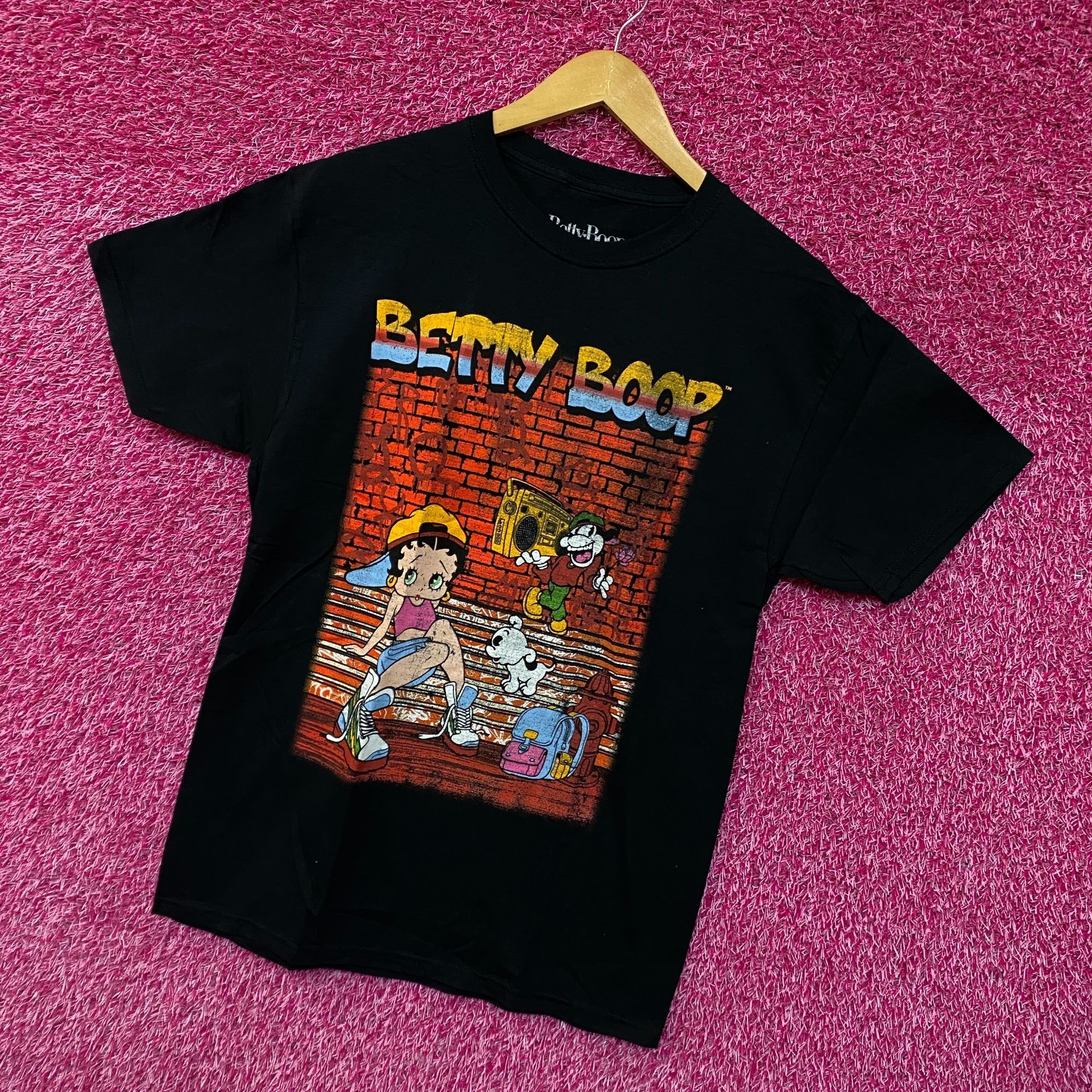 Other Betty Boop Hip Hop Style Poster Tshirt size s/m Size US M / EU 48-50 / 2 - 3 Thumbnail