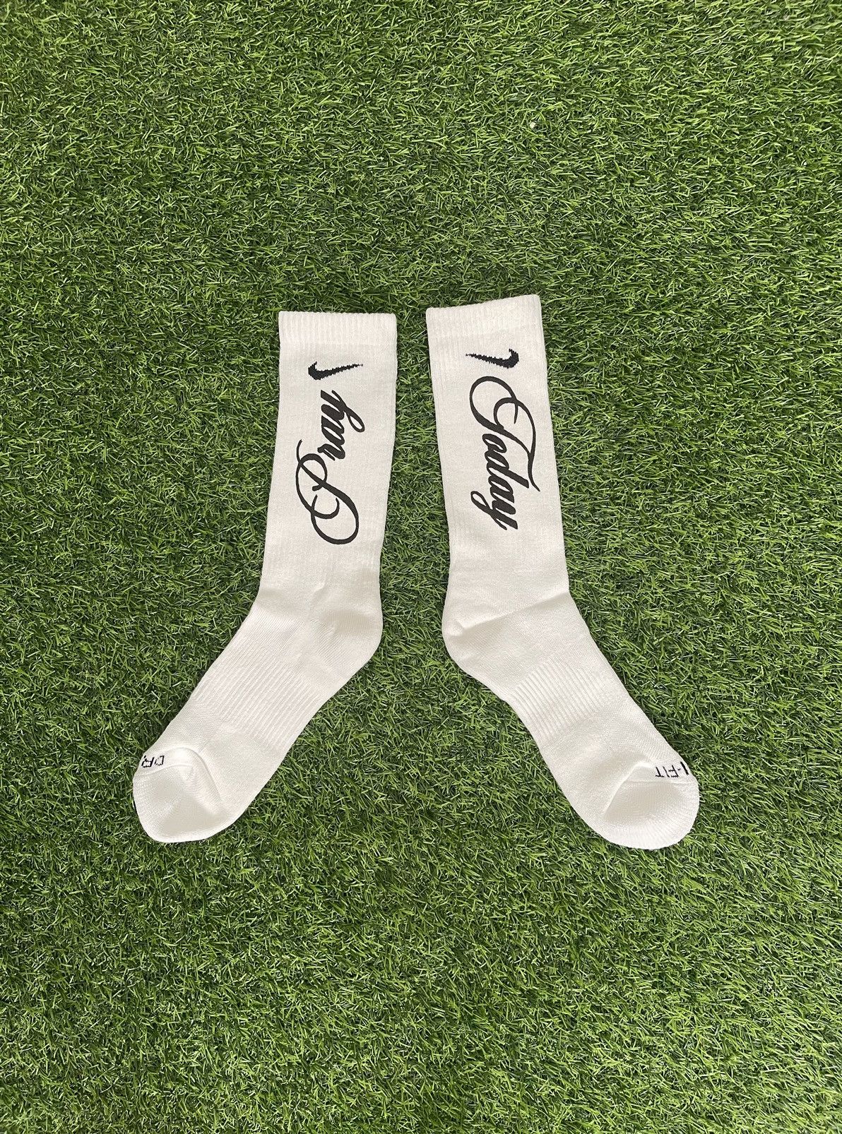 Nike NIKE CUSTOM “PRAY TODAY” SOCKS Size ONE SIZE - 3 Thumbnail