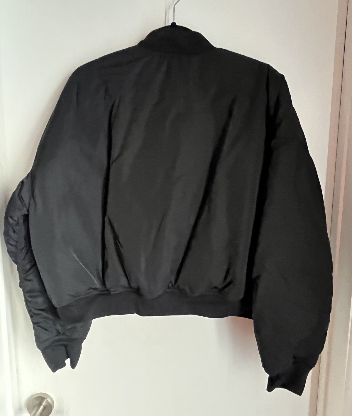 Jordan Brand × Nike NWT Women's Nike Jordan Black Bomber Flight Jacket L Size L / US 10 / IT 46 - 2 Thumbnail