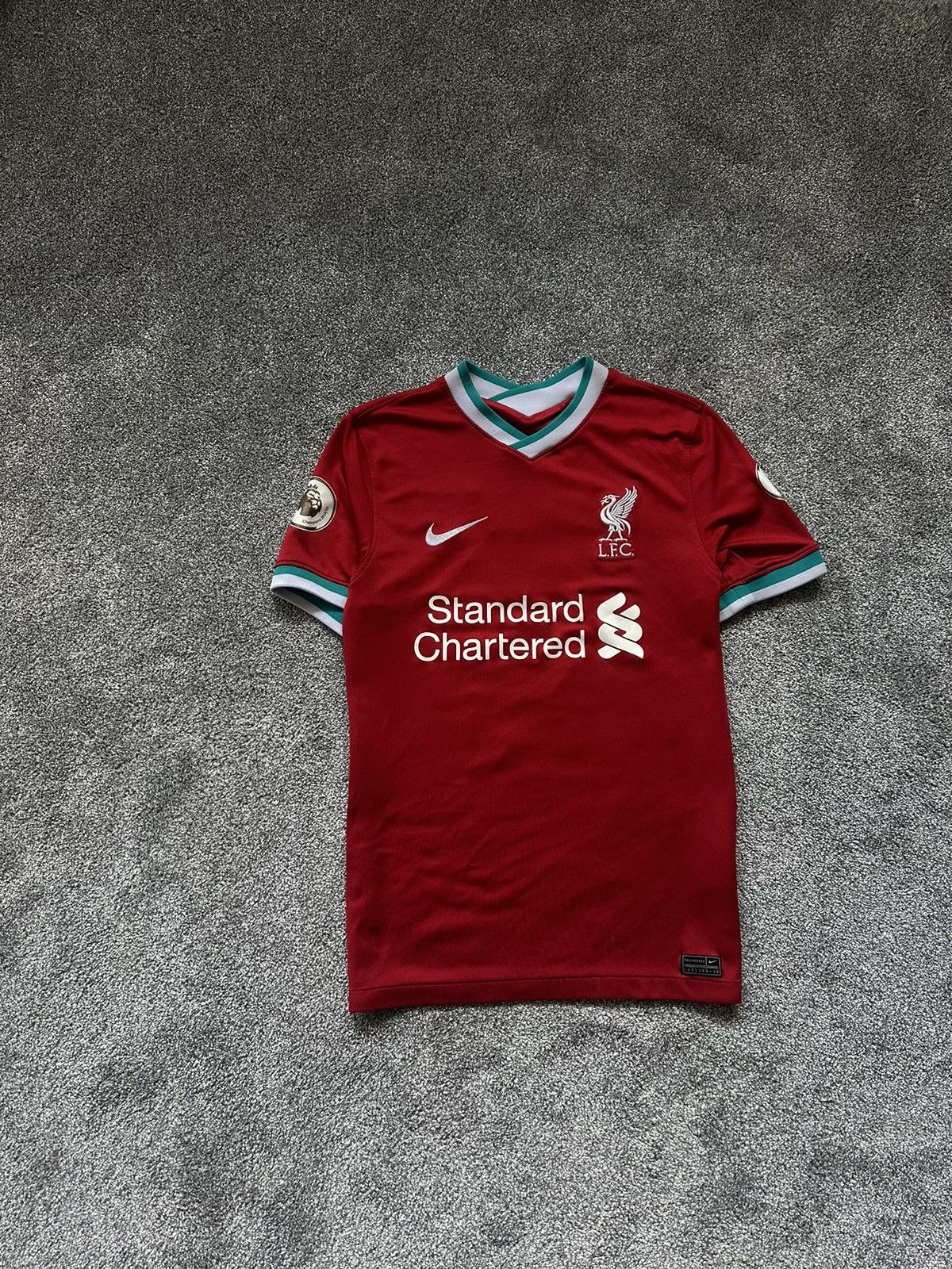 hot liverpool 2020/2021 home football shirt jersey #11