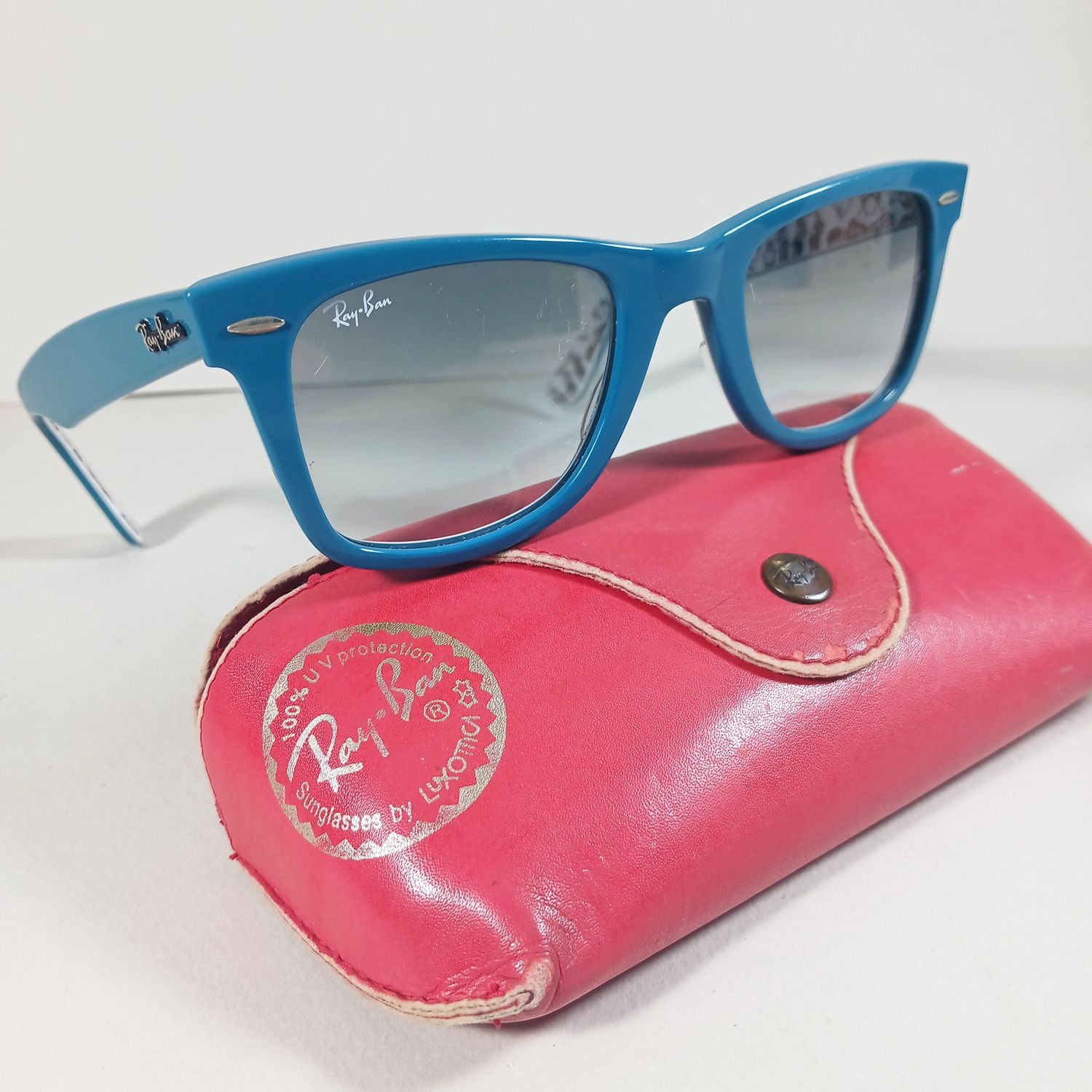 RayBan Ray Ban RB2140 Blue Comics Special Series Sunglasses w/Case Size ONE SIZE - 1 Thumbnail