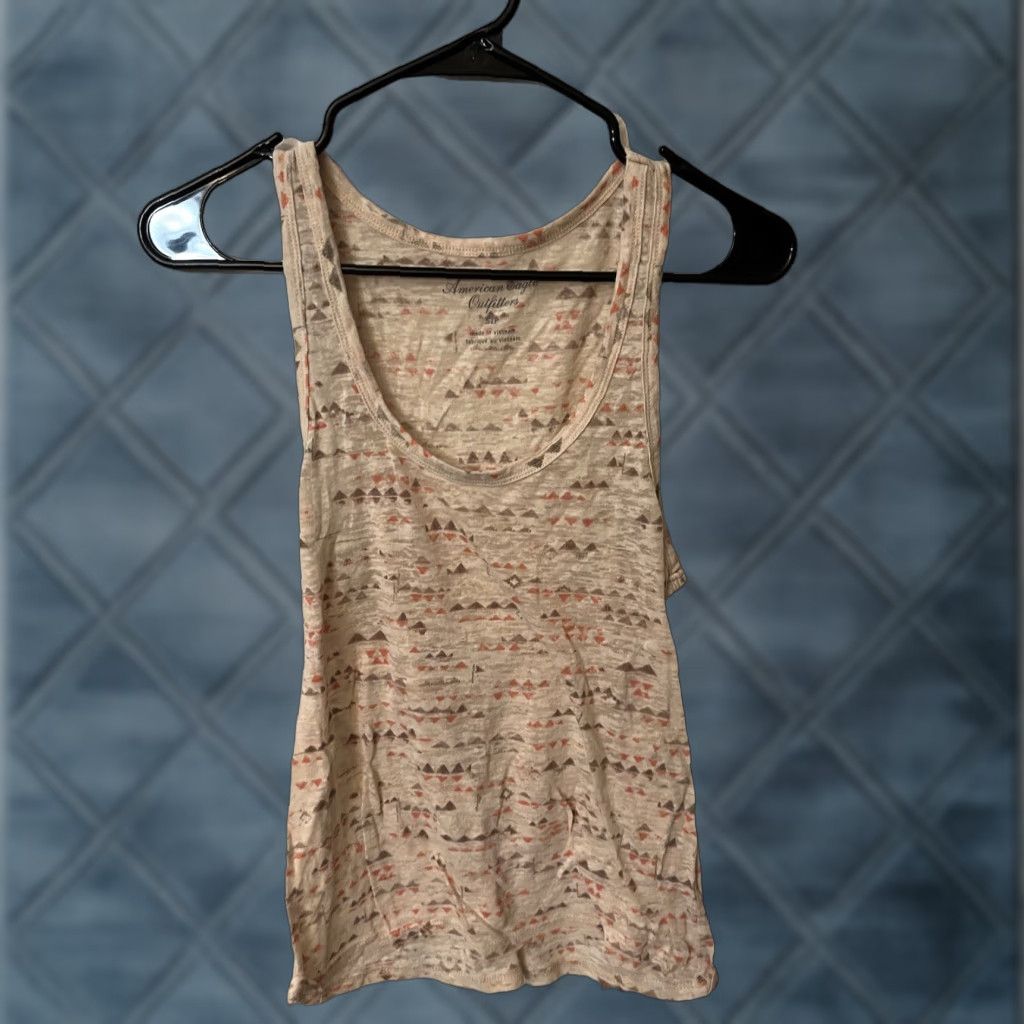 American Eagle Outfitters American Eagle Strappy Knit Tank Top - Size Small Multicolor - Womens Casual Classic Size S / US 4 / IT 40 - 1 Thumbnail