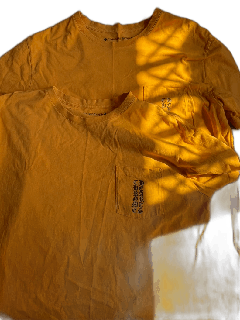 Chrome Hearts Chrome Hearts Yellow Short Sleeve T-shirt XL Size US XL / EU 56 / 4 - 1 Thumbnail