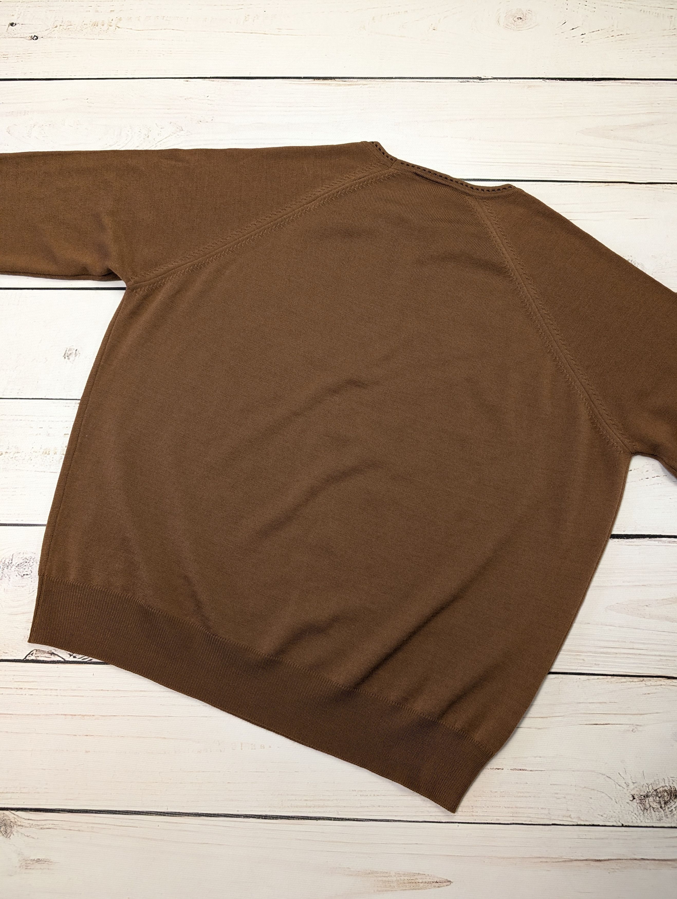 Versace VERSACE Classic Mens Pure Wool Sweater Brown Size XL Size US XL / EU 56 / 4 - 6 Thumbnail