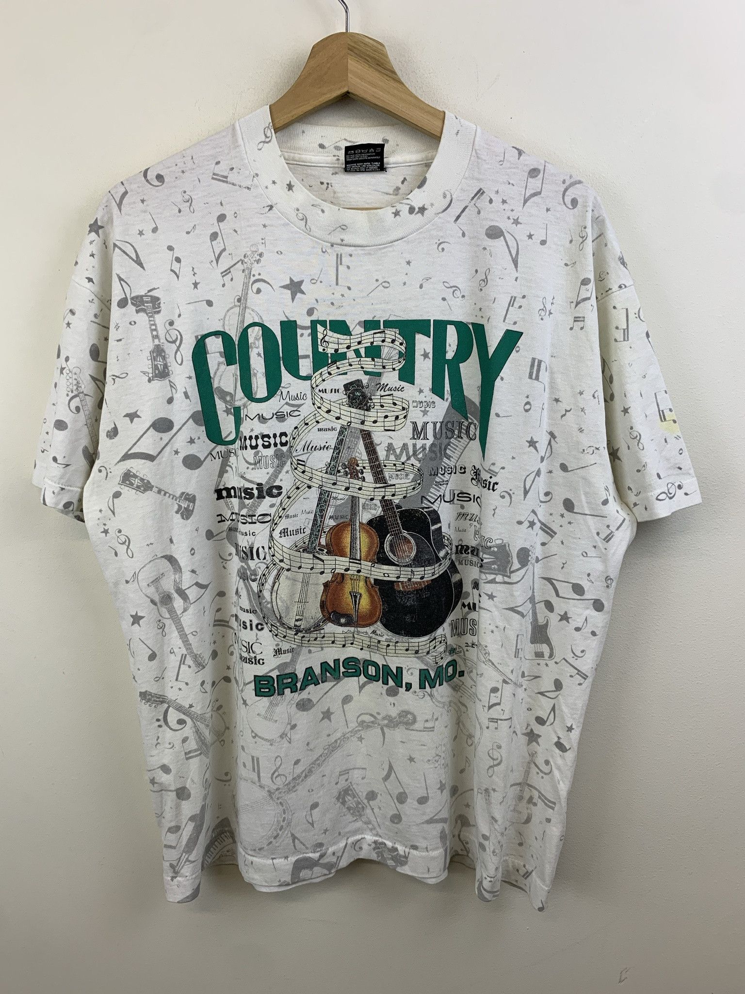 Other Vintage 1990s Country Music Single Stitch All Over Print Rare Music Tee Size XL Size US XL / EU 56 / 4 - 1 Thumbnail