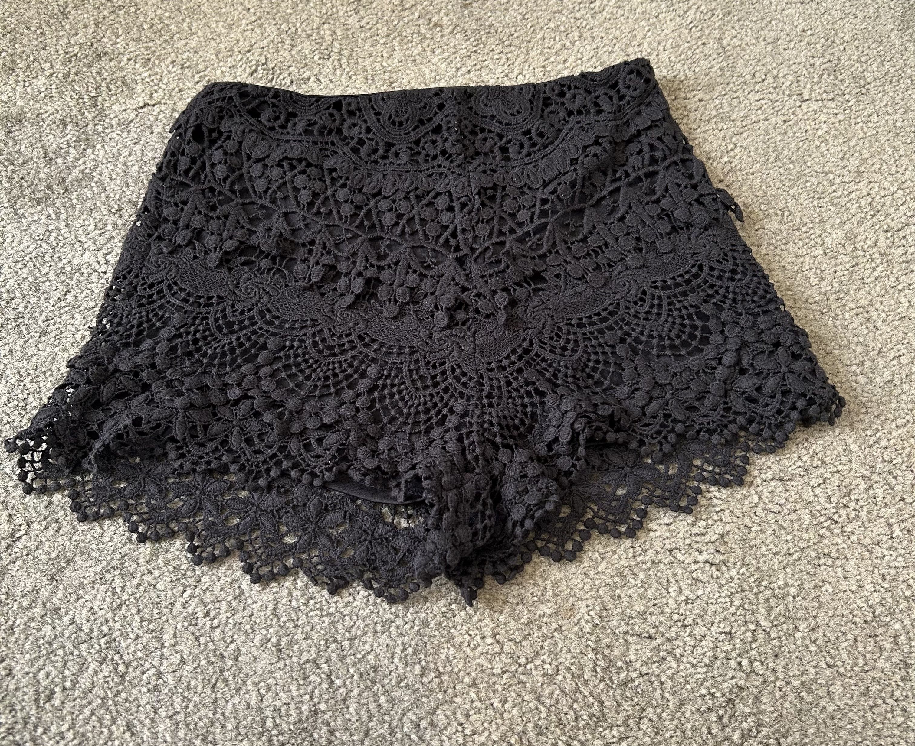 Other Crochet Shorts Size 24" / US 00 / IT 34 - 2 Thumbnail