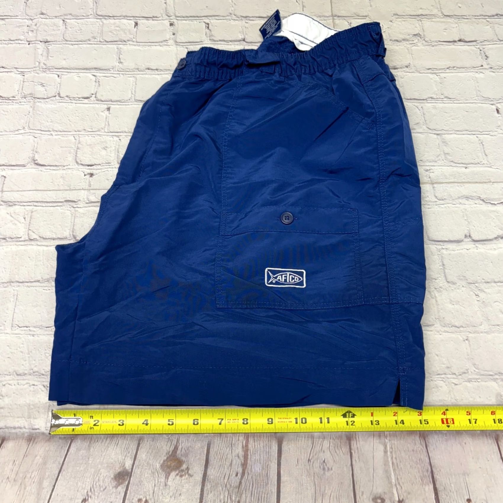 Vintage AFTCO Men Shorts Blue Cargo Outdoor Size 42 Size US 42 / EU 58 - 6 Thumbnail