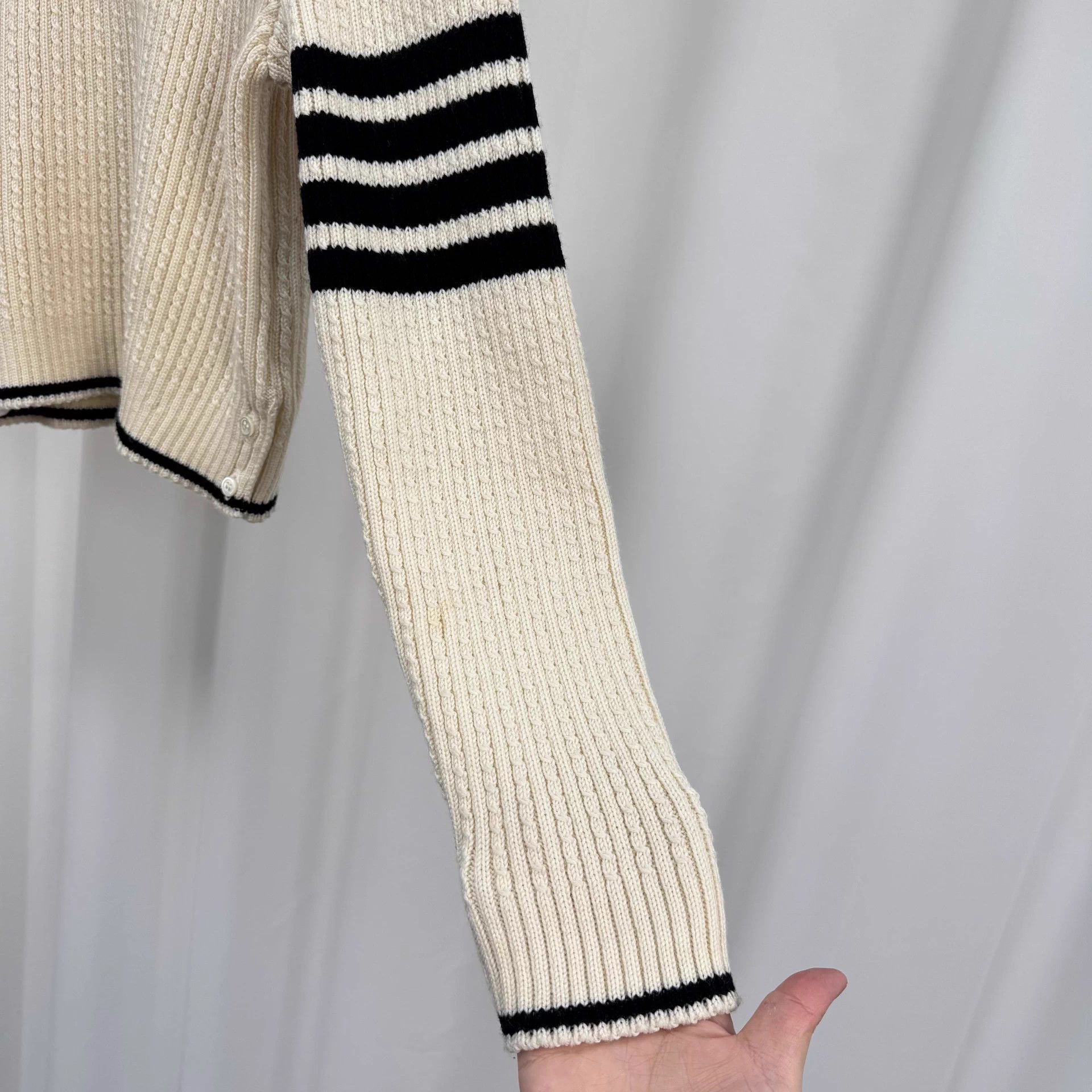 Thom Browne Thom Browne 24fw 4-Bar Wool Knit Sweater 40 98 New Size S / US 4 / IT 40 - 4 Thumbnail