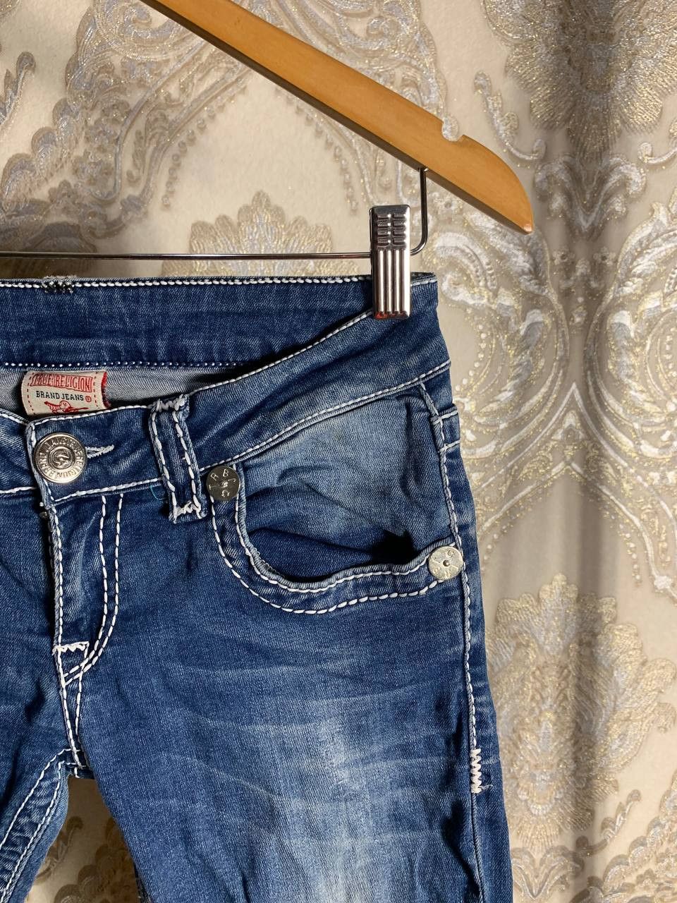 True Religion Vintage True Religion Denim Jeans Skinny Retro Y2K 90s Size 28" / US 6 / IT 42 - 5 Thumbnail