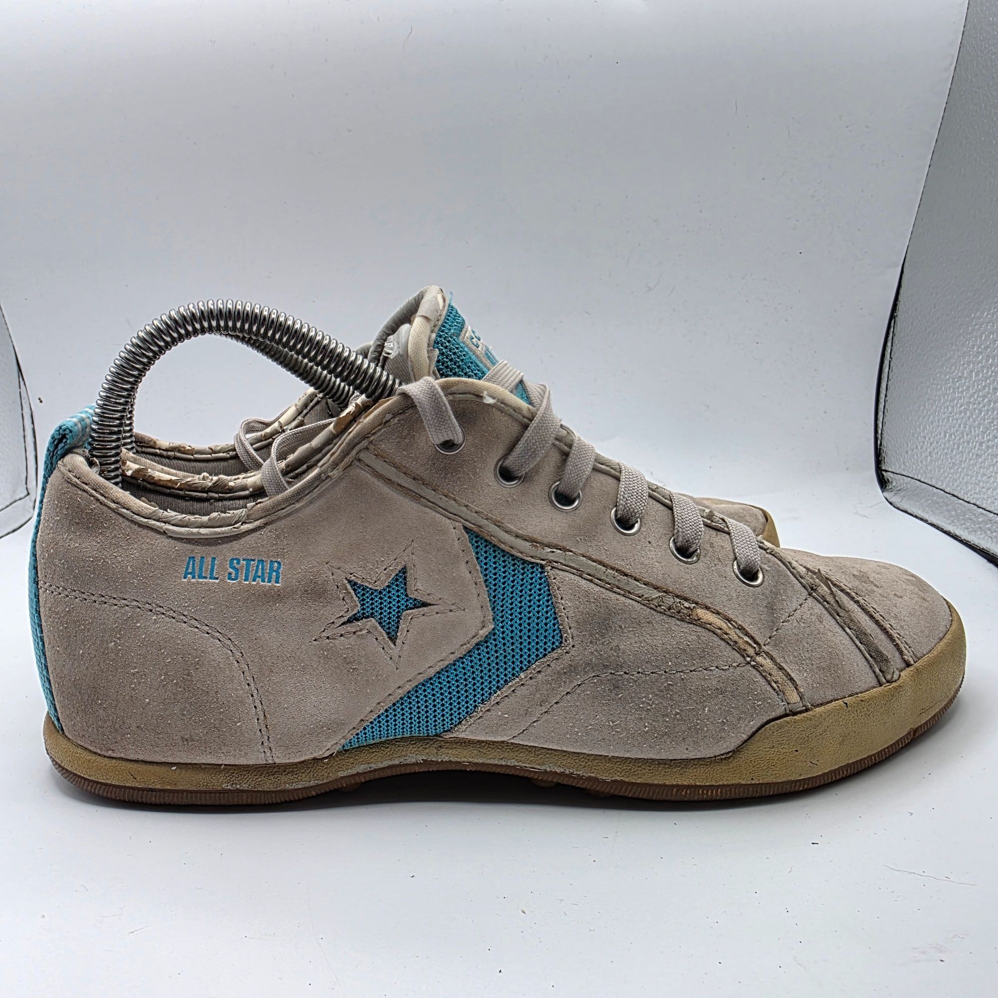 Converse Converse All Star Womens Size 8 Gray Teal Low Top Sneakers C Size US 8 / IT 38 - 13 Thumbnail
