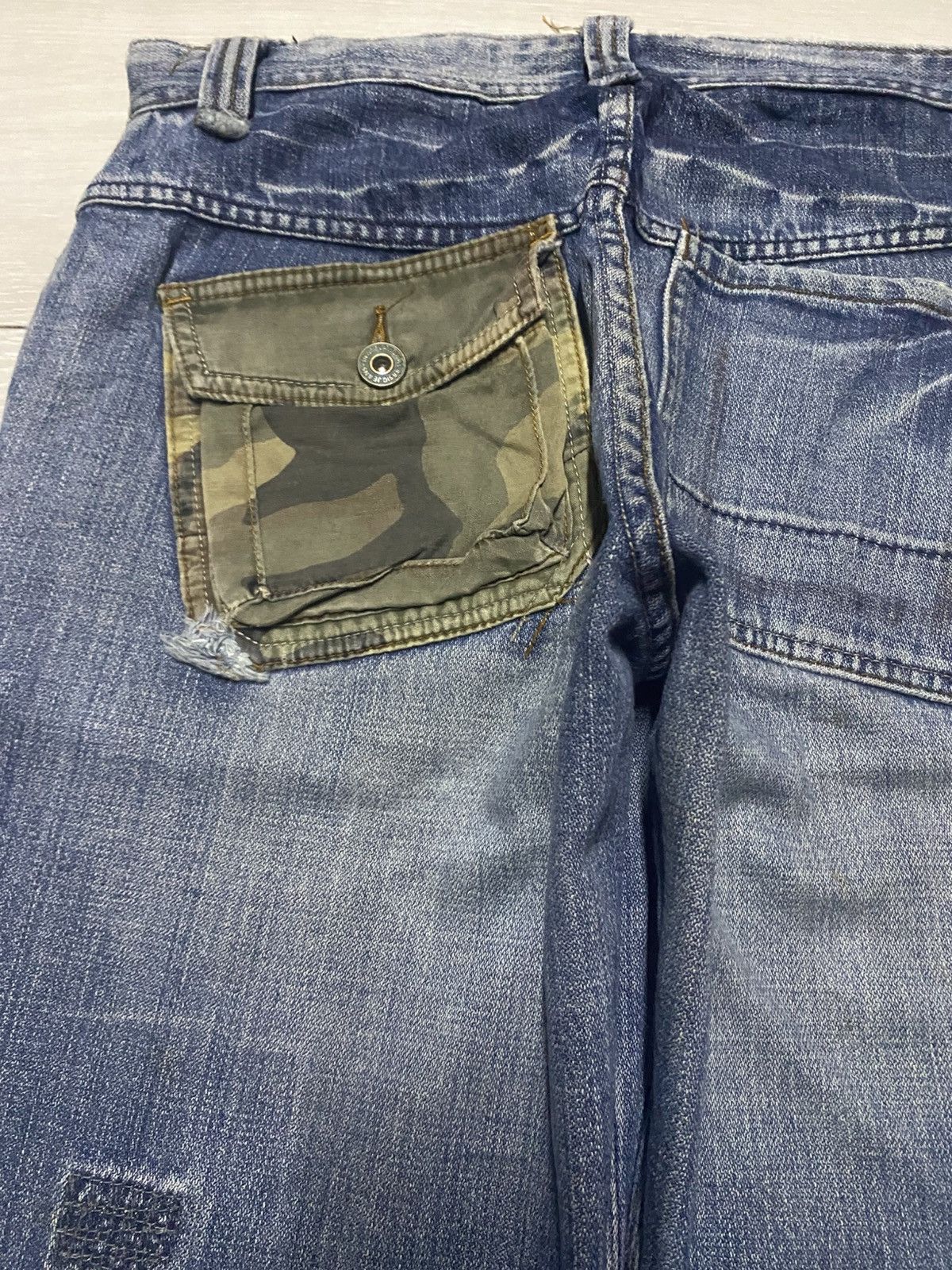Maison Margiela Japanese Brand Patchwork Baggy Denim Margiela Style Size US 32 / EU 48 - 11 Thumbnail