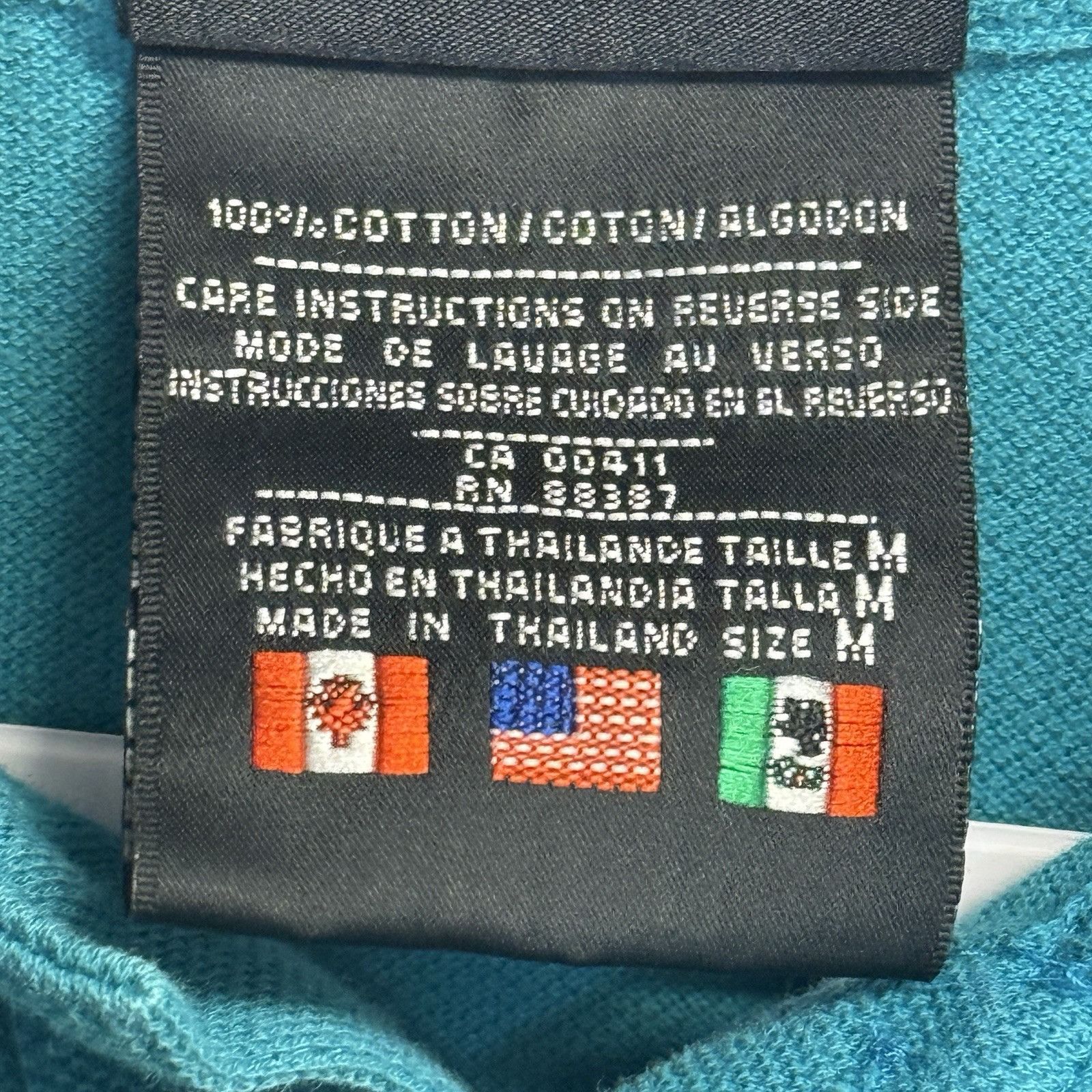 Adidas Vintage 90s Adidas Polo Shirt Mens Medium Teal Embroidered L Size US M / EU 48-50 / 2 - 6 Thumbnail