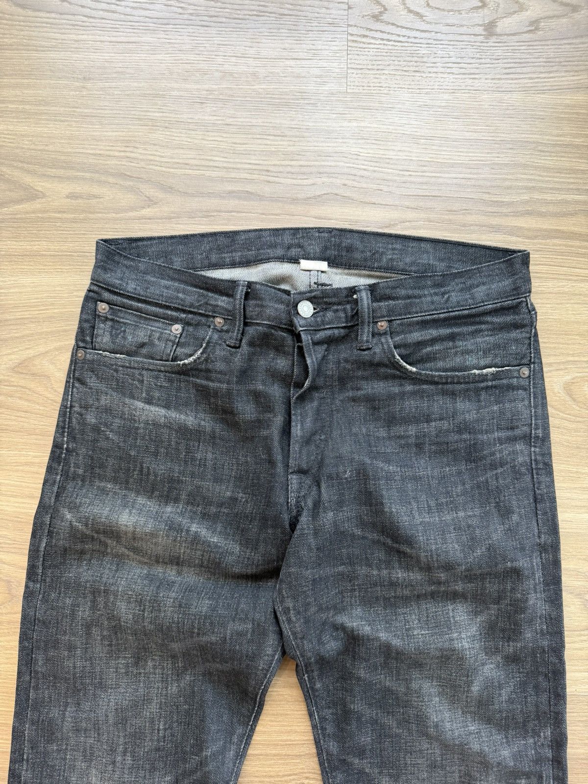 RRL Ralph Lauren RRL Men’s Slim Narrow Jeans, Sz 30 X 32, Black wash Size US 30 / EU 46 - 4 Thumbnail