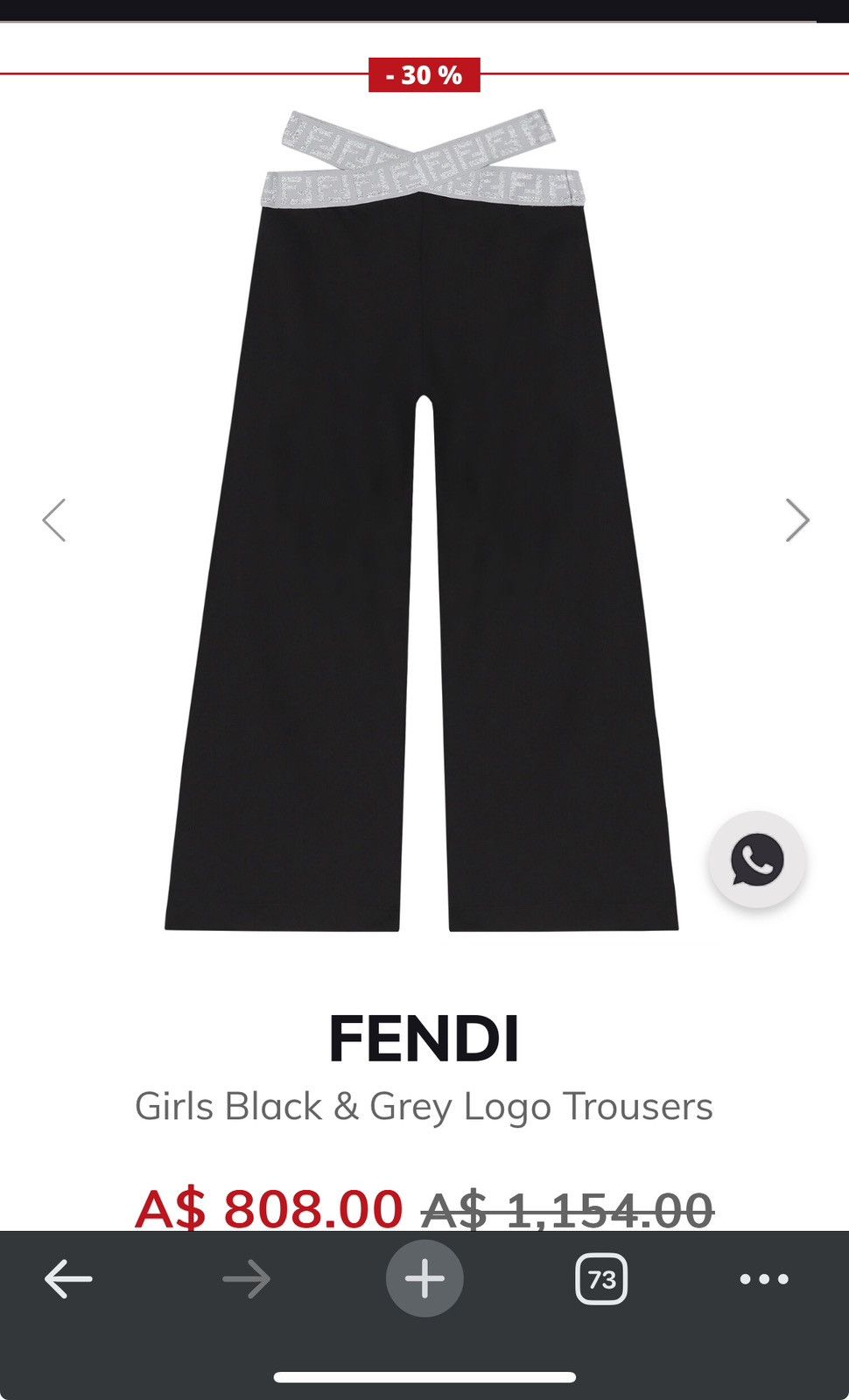Fendi Navy Blue Viscose Blend Pant | Grailed