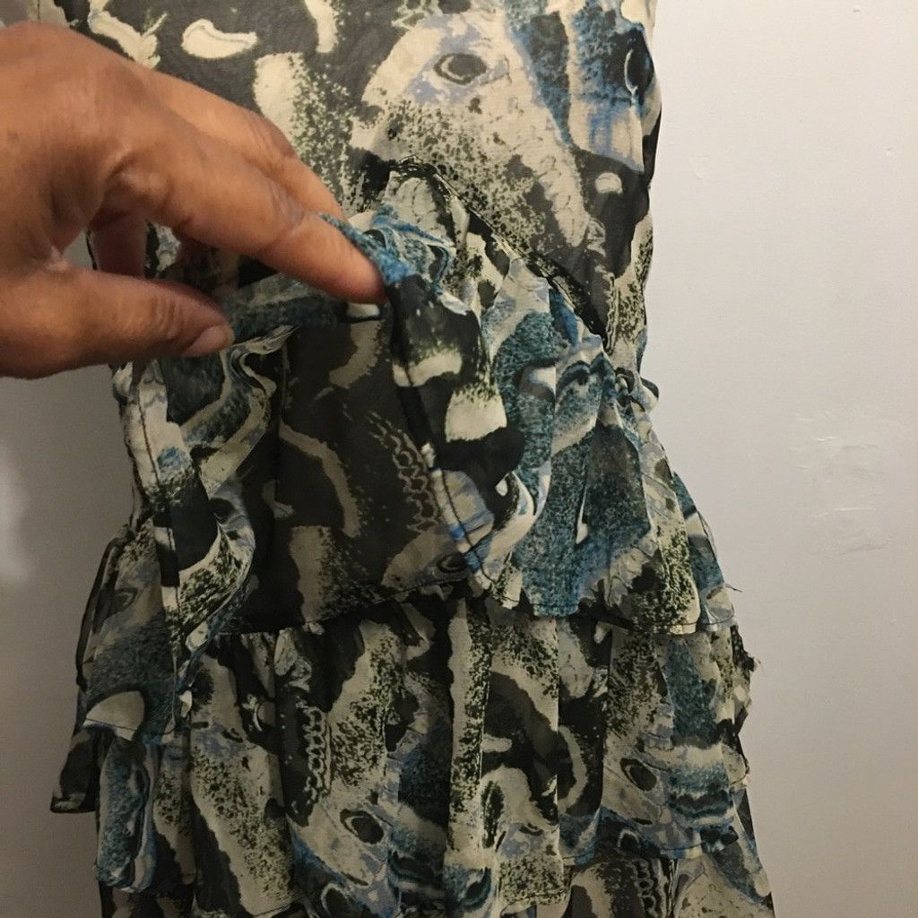 Other Kimchi Blue 3-Tier Ruffle Mini Dress: Size Medium Size L / US 10 / IT 46 - 6 Thumbnail