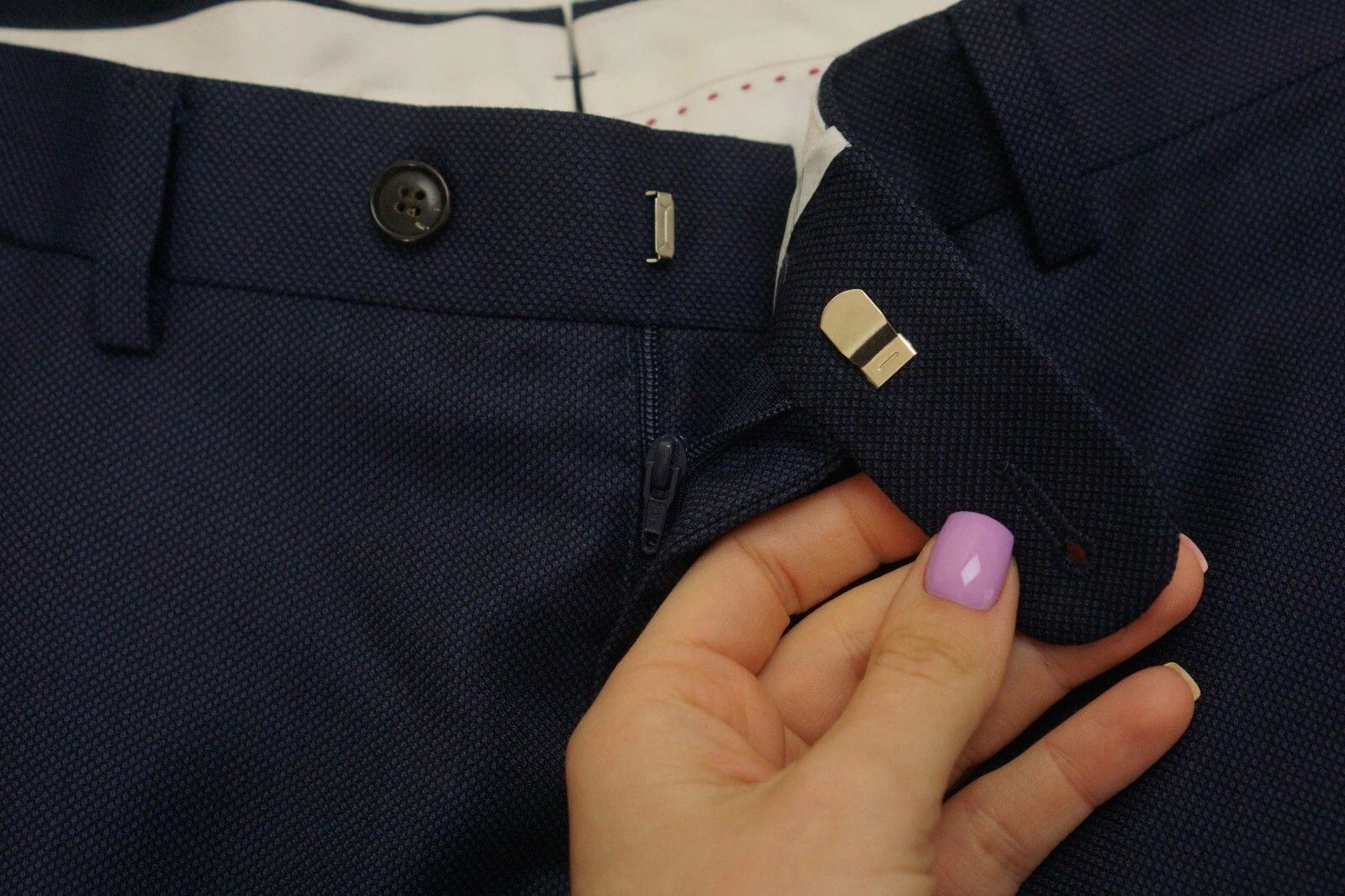 Suitsupply Men Suitsupply Suit La Spalla Vitale Barberis Navy Blue US48 Size 48R - 9 Thumbnail