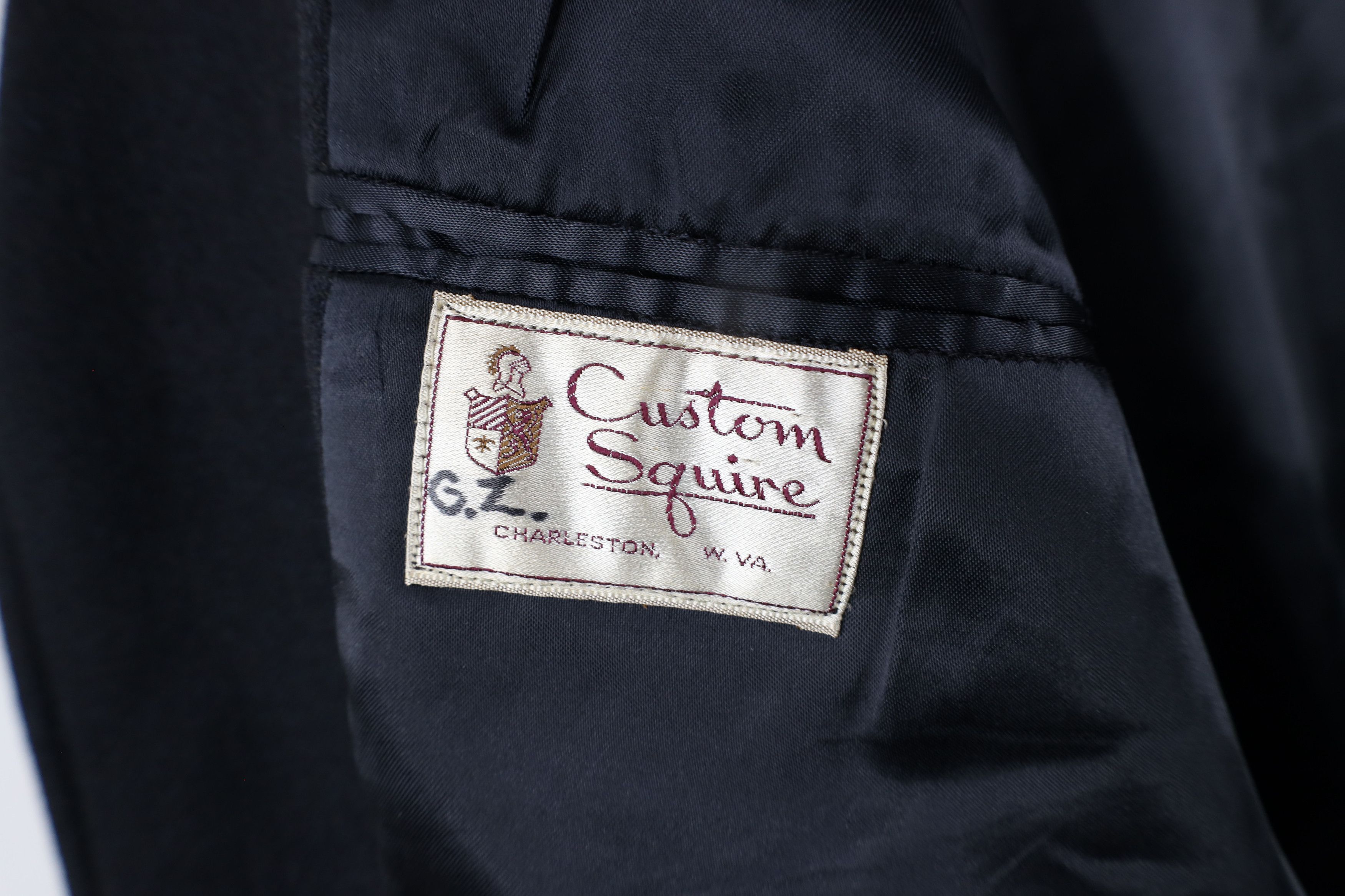 Vintage Vintage 90s Wool Herringbone Overcoat Jacket Gray USA Size US XXL / EU 58 / 5 - 7 Thumbnail