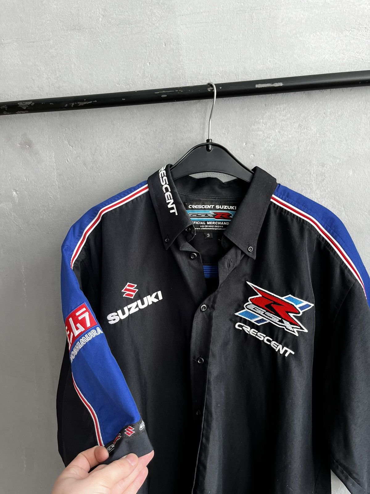 Japanese Brand × Vintage 1990s VERY RARE YOSHIMURA SUZUKI OG SHIRT Size US L / EU 52-54 / 3 - 2 Thumbnail