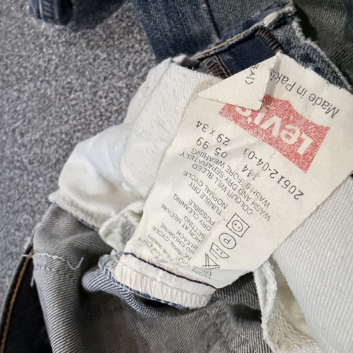 Engineered Garments × Levi's Vintage 90s Levis 612 Orange Tab Distressed Denim Size US 29 - 17 Thumbnail