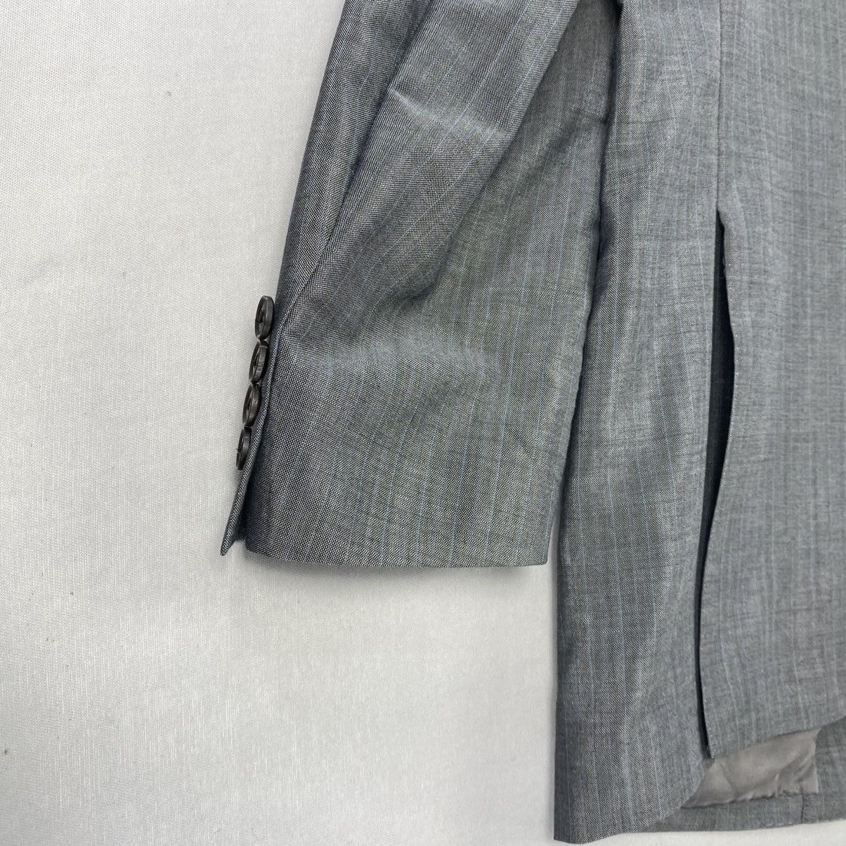 Burberry Burberry London Classic Grey Wool Blazer Jacket Size US L / EU 52-54 / 3 - 6 Thumbnail