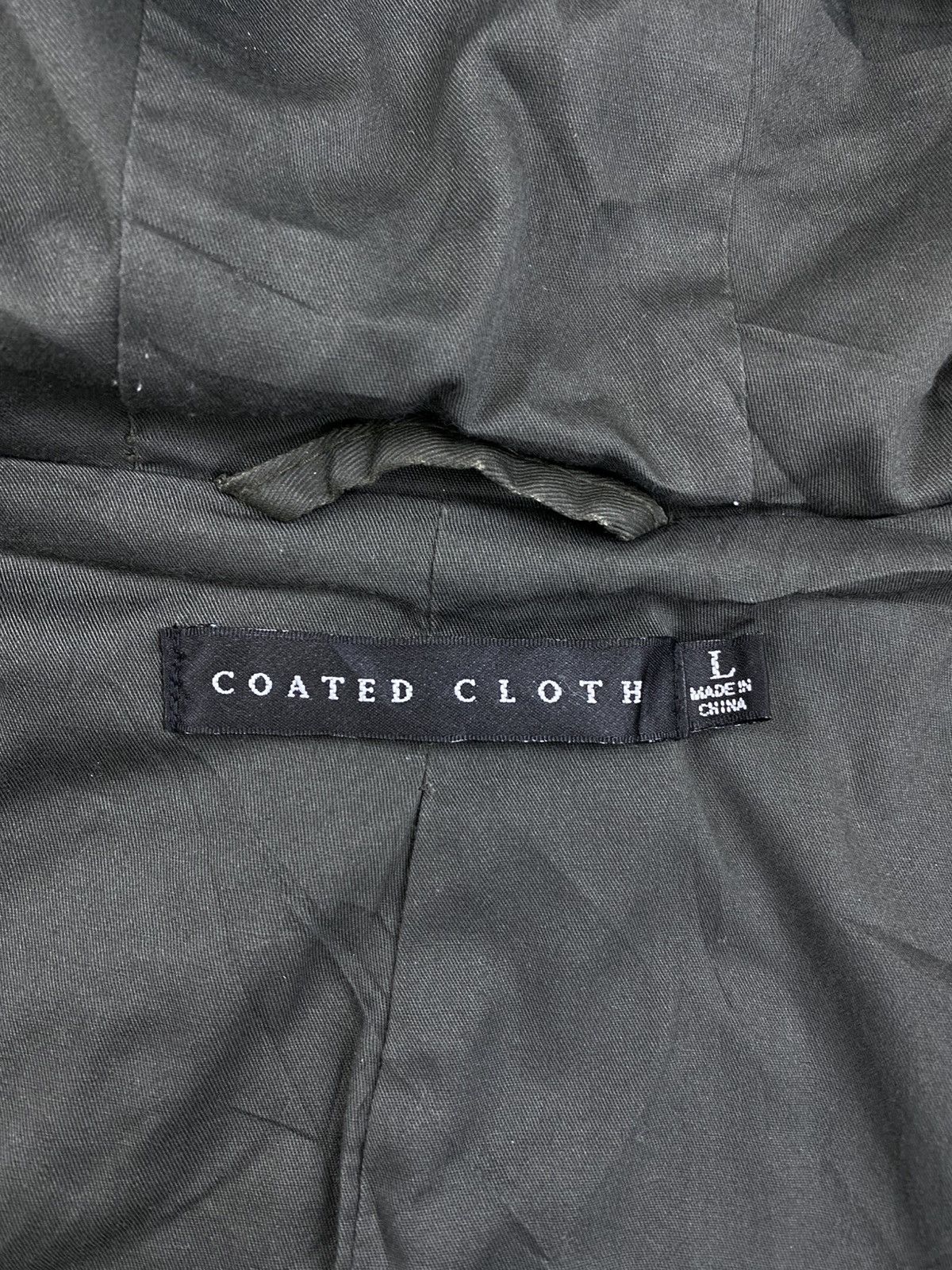 Japanese Brand × Uniqlo × Vintage Coated Cloth By Uniqlo Punk Design Zipper Hoodie Jacket Size US M / EU 48-50 / 2 - 10 Thumbnail