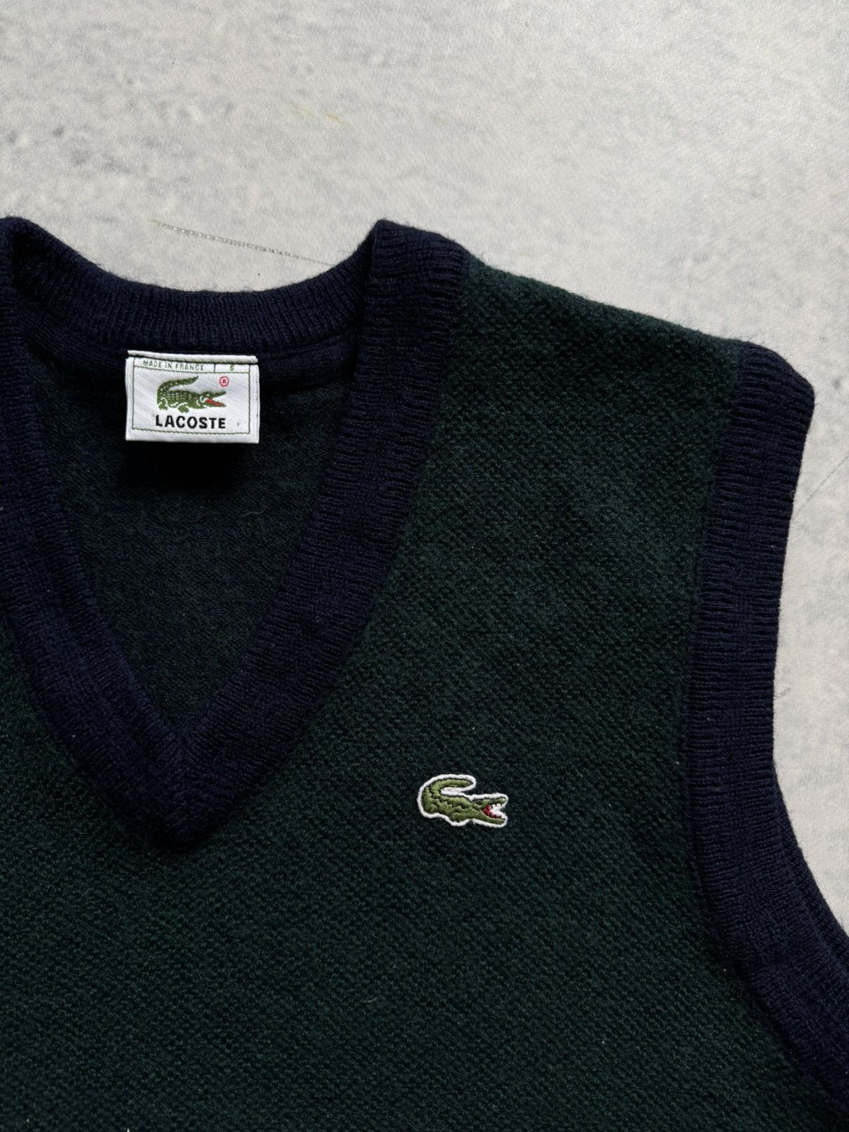 Lacoste Lacoste vintage retro green vest Chemise 90s Size M / US 6-8 / IT 42-44 - 7 Thumbnail