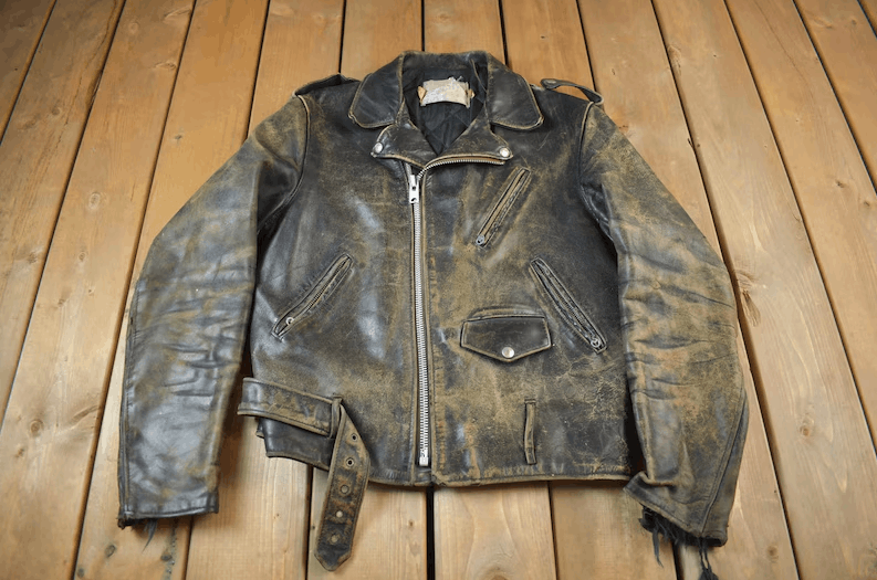 Vintage Vintage 1960s Schott Perfecto Motorcycle Leather Jacket Size US S / EU 44-46 / 1 - 1 Thumbnail