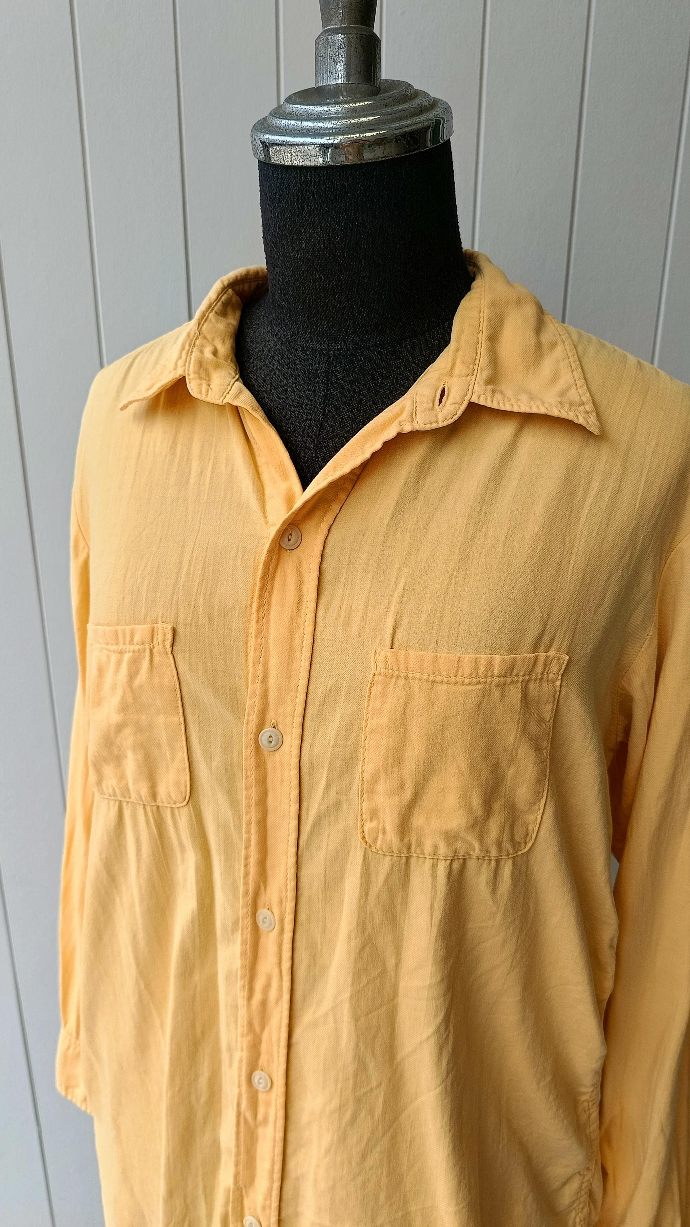 45rpm 45RPM studio by R 90's solid yellow Japan shirt small sz3 Size S / US 4 / IT 40 - 4 Thumbnail