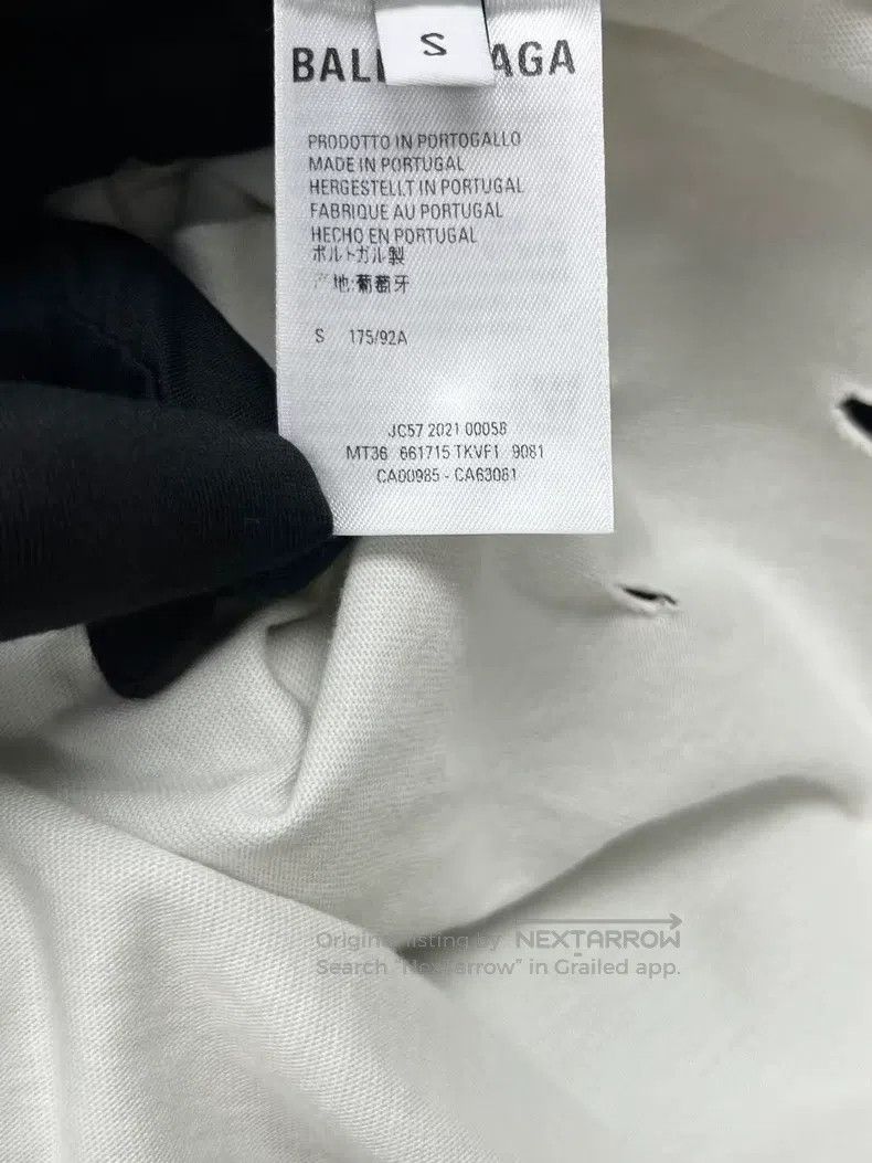 Balenciaga Balenciaga Alphabet Logo Destroyed T-shirt Size US S / EU 44-46 / 1 - 5 Thumbnail