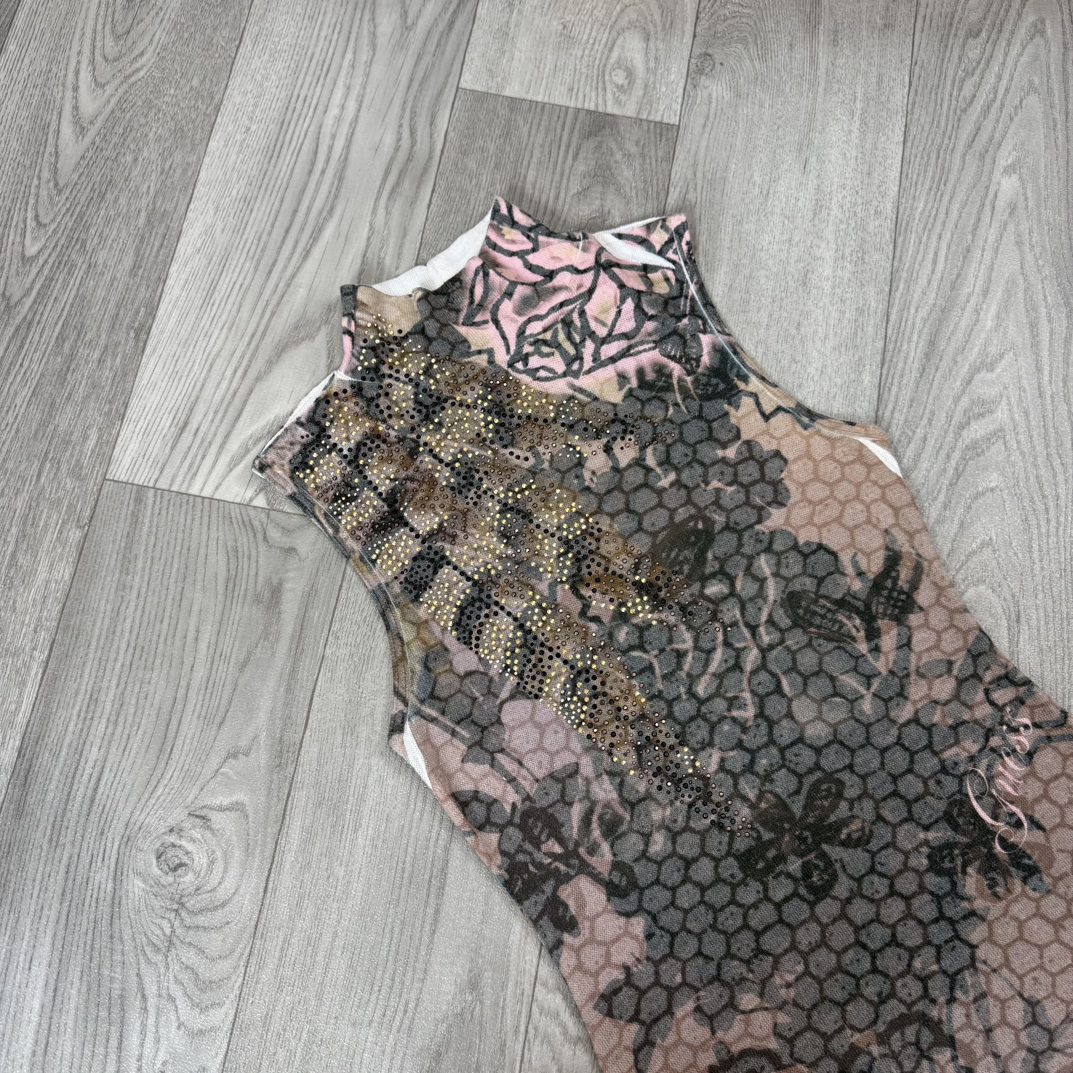 Guess Vintage Guess 90s Made in USA Floral Y2K Mini Dress S Size S / US 4 / IT 40 - 9 Thumbnail