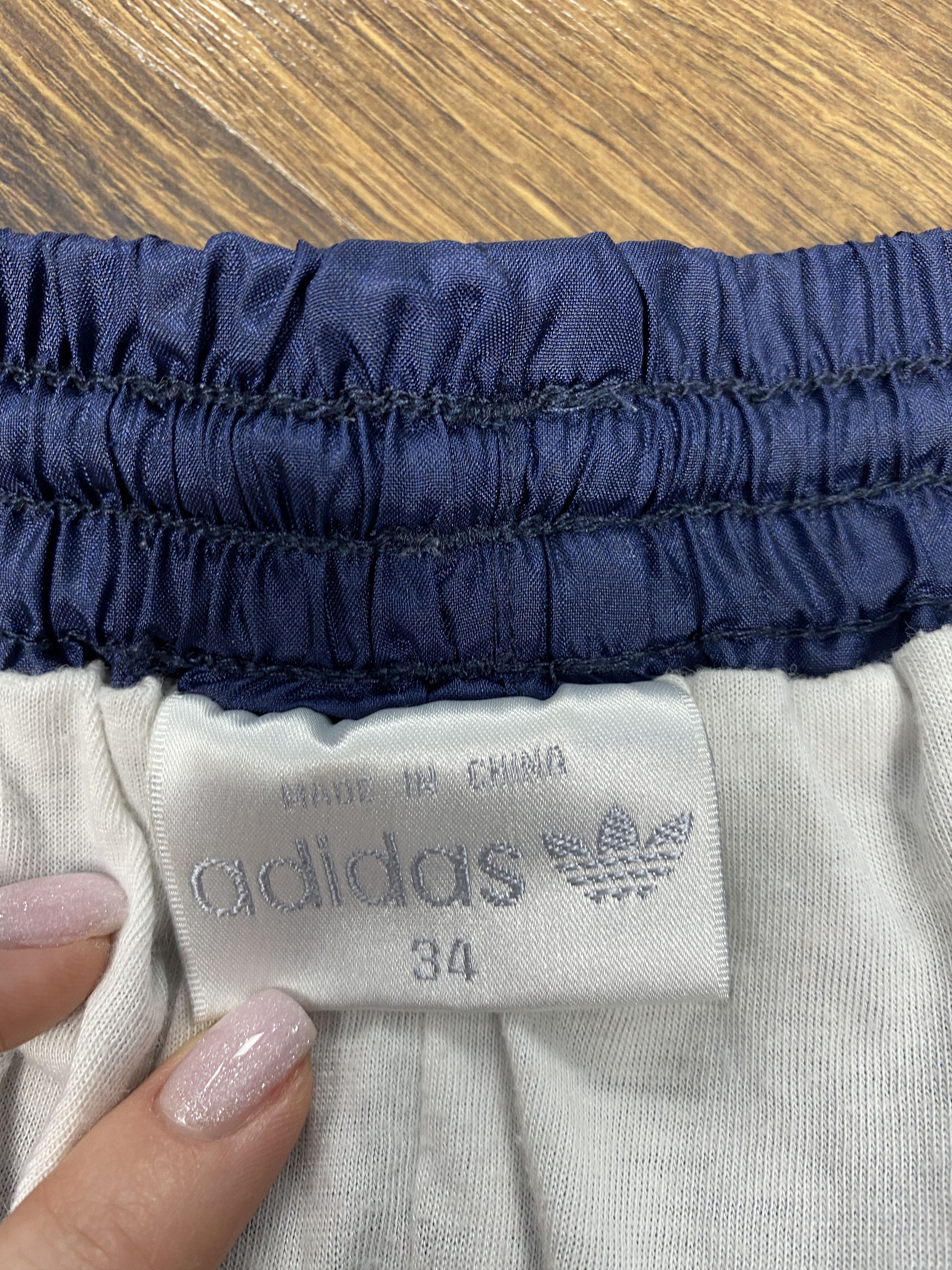 Adidas × Vintage Adidas Team vintage baggy parachute nylon track pants y2k Size US 34 / EU 50 - 7 Thumbnail