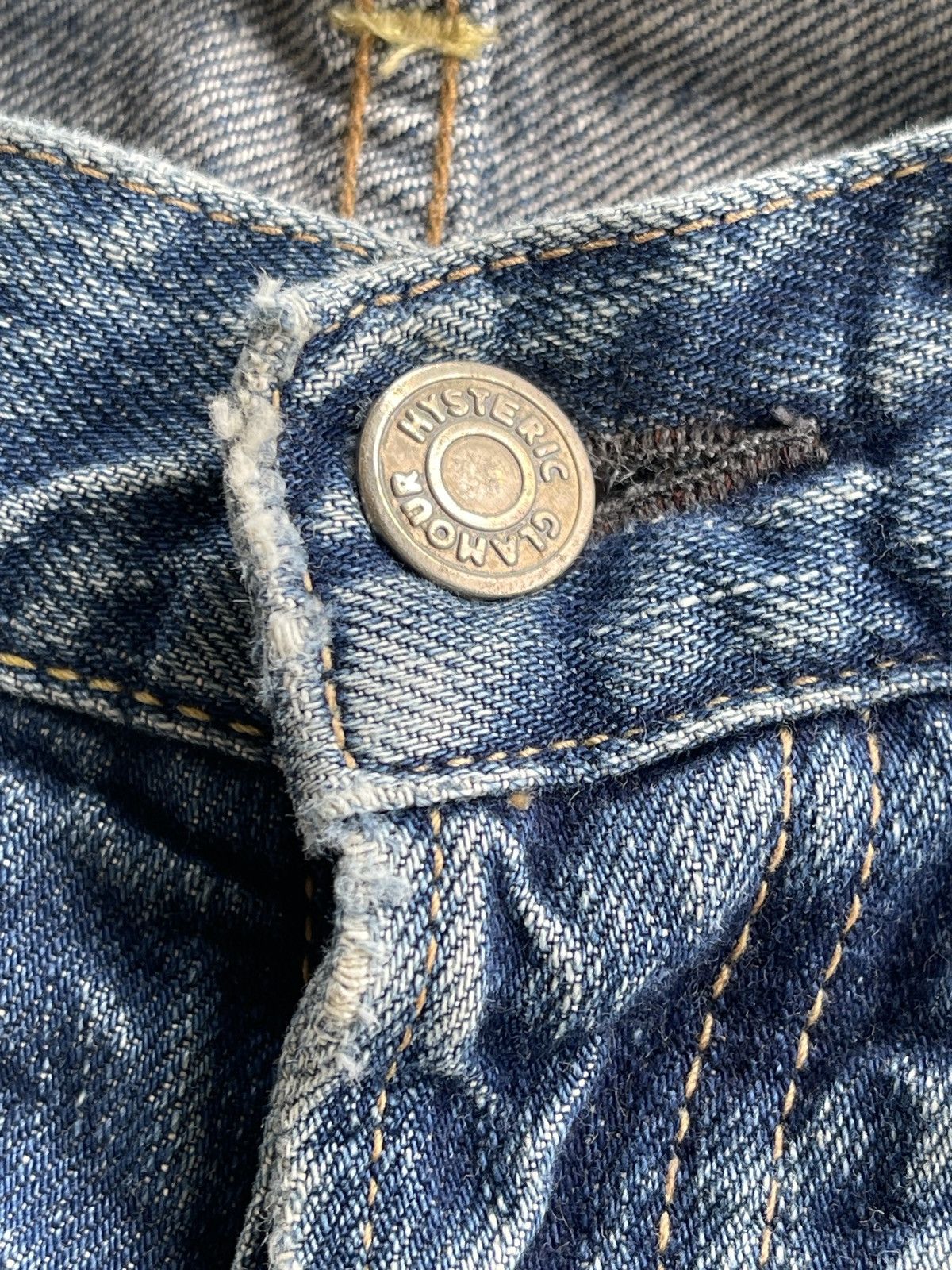 Hysteric Glamour Hysteric Glamour Studded Distressed Selvedge Denim Size US 30 / EU 46 - 13 Thumbnail
