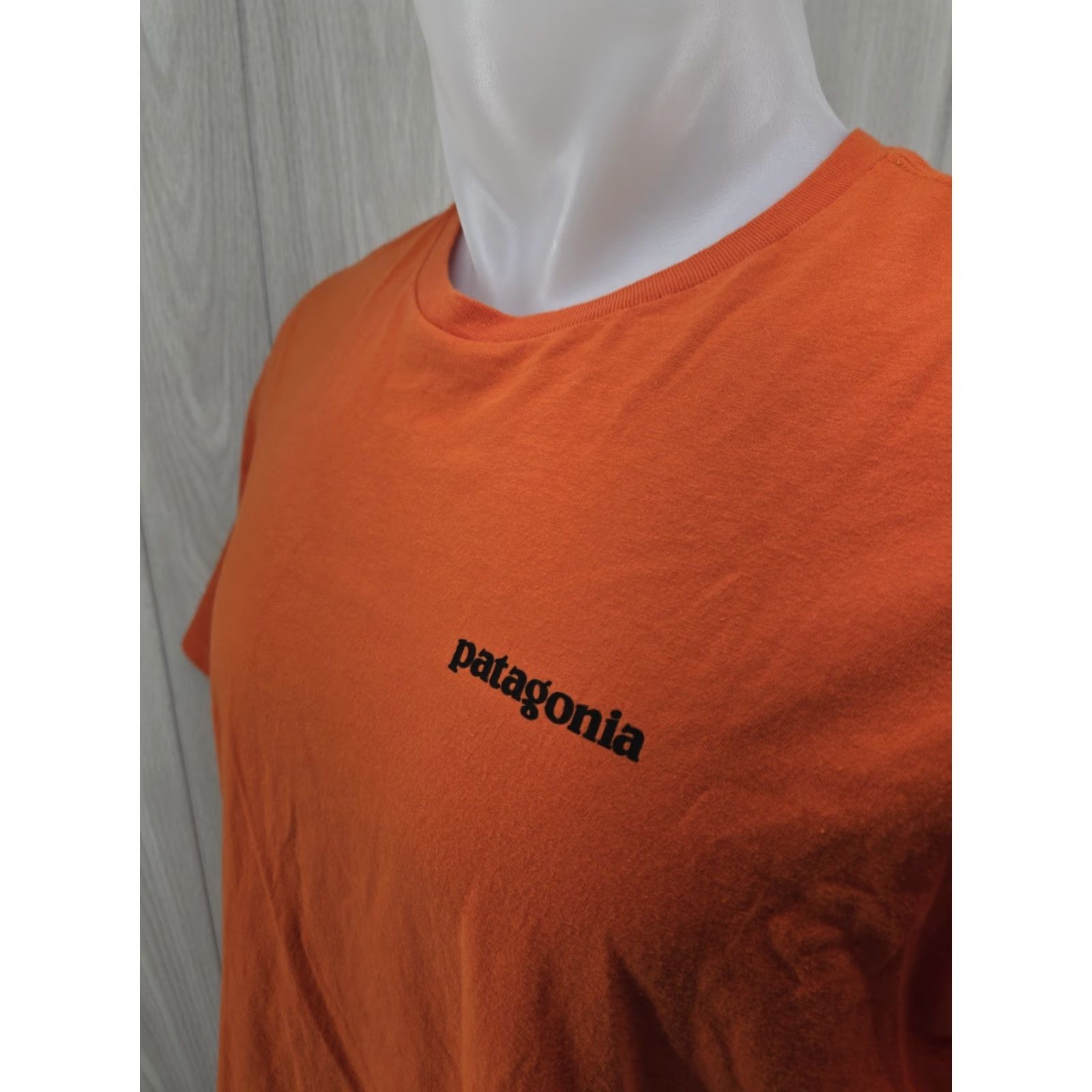 Patagonia Patagonia Logo T-Shirt Men’s Large Orange Organic Cotton Short Sleeve Crew Neck Size US L / EU 52-54 / 3 - 6 Thumbnail