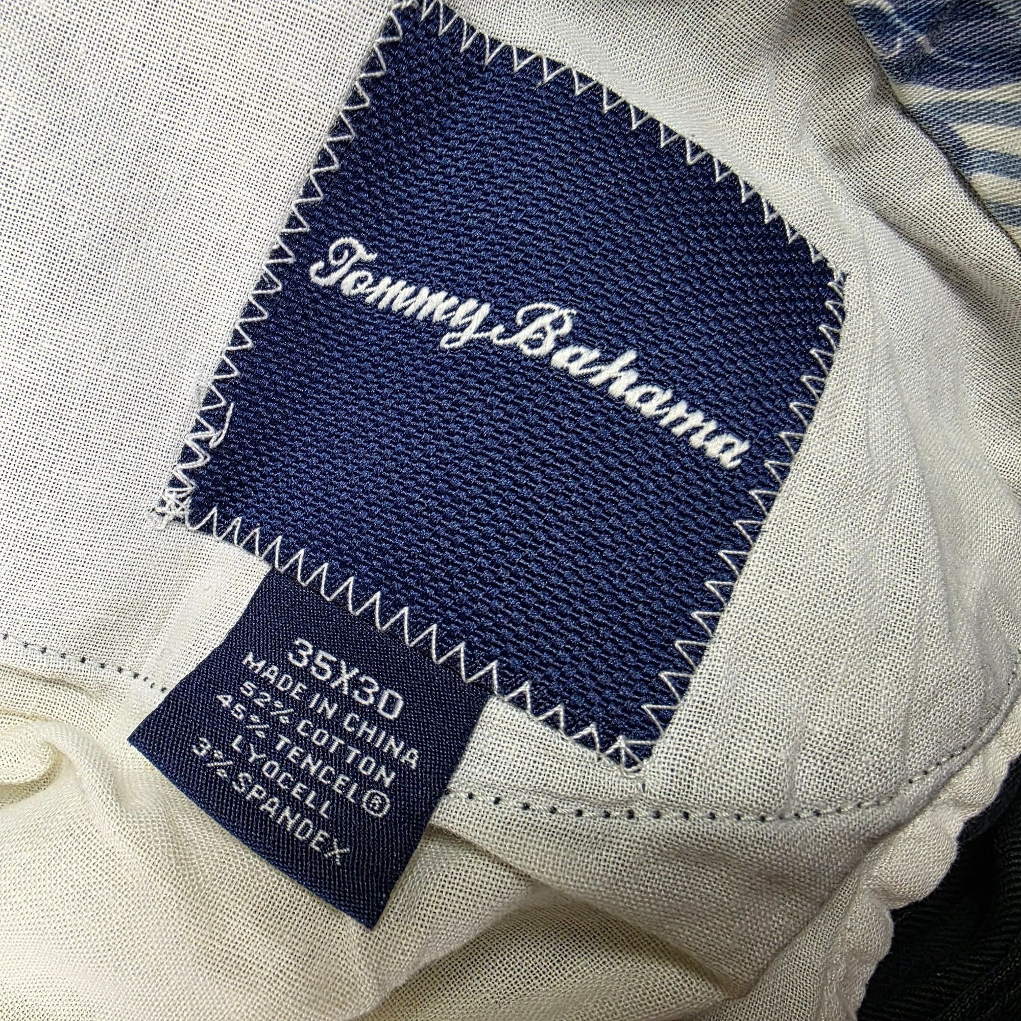 Tommy Bahama Tommy Bahama Mens Size 35x30 Black Casual Pants Tencel Cotto Size US 35 - 4 Thumbnail